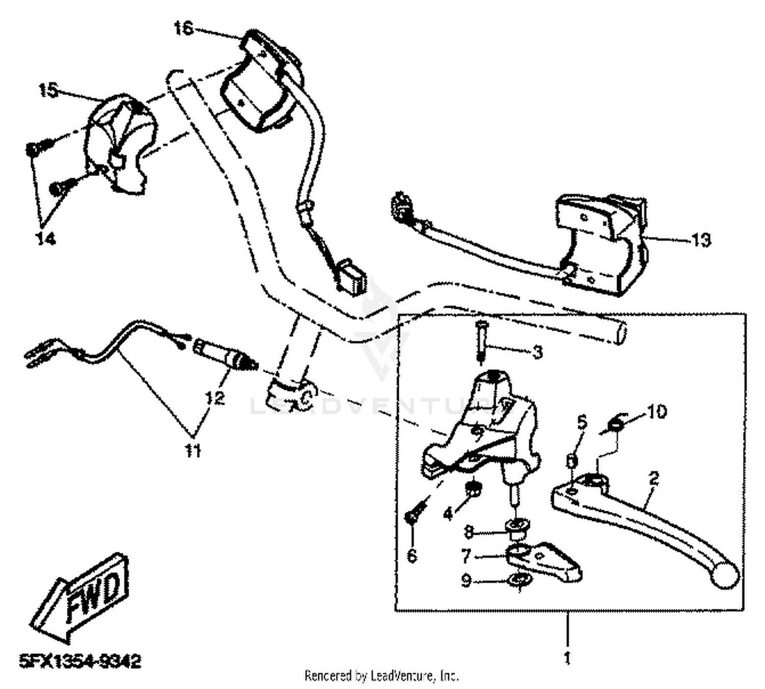 34 HANDLE SWITCH  LEVER