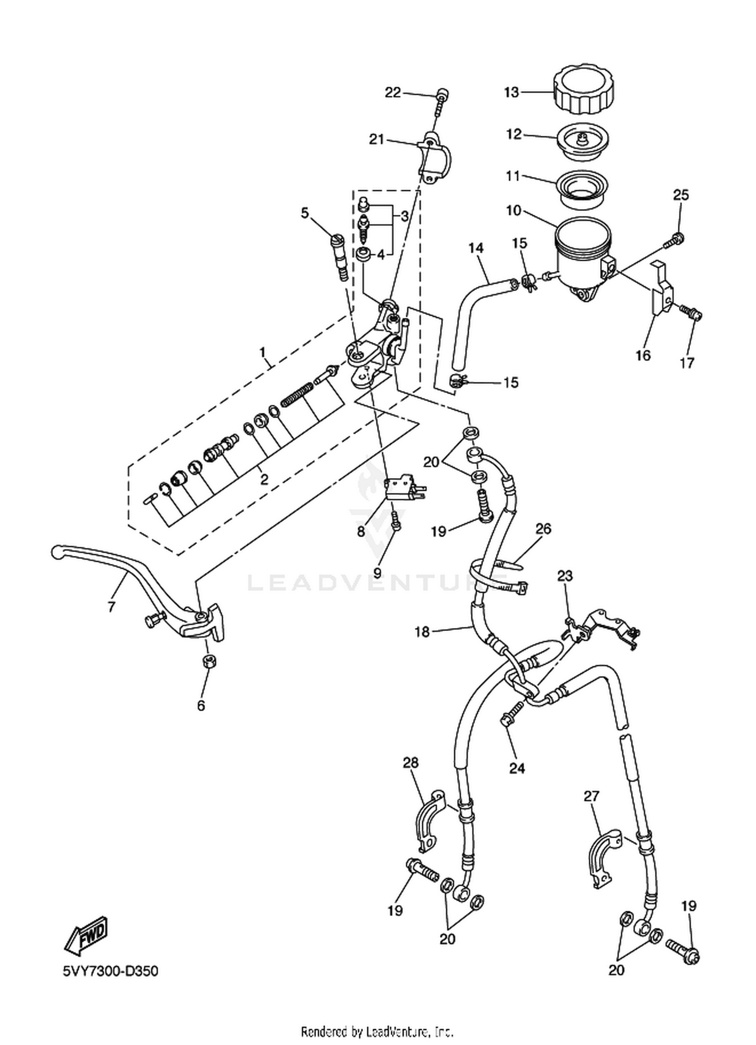 35 FRONT MASTER CYLINDER
