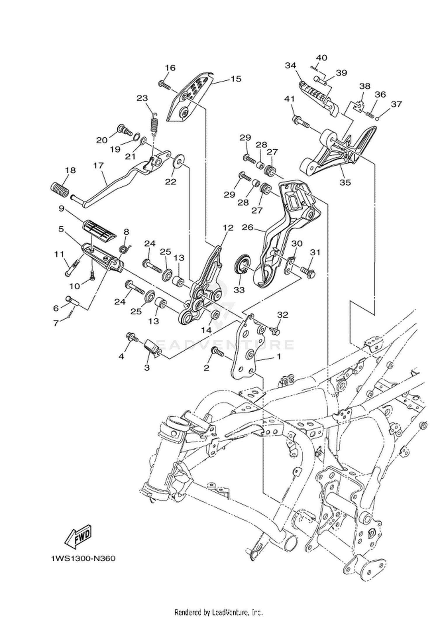 36 STAND  FOOTREST 2