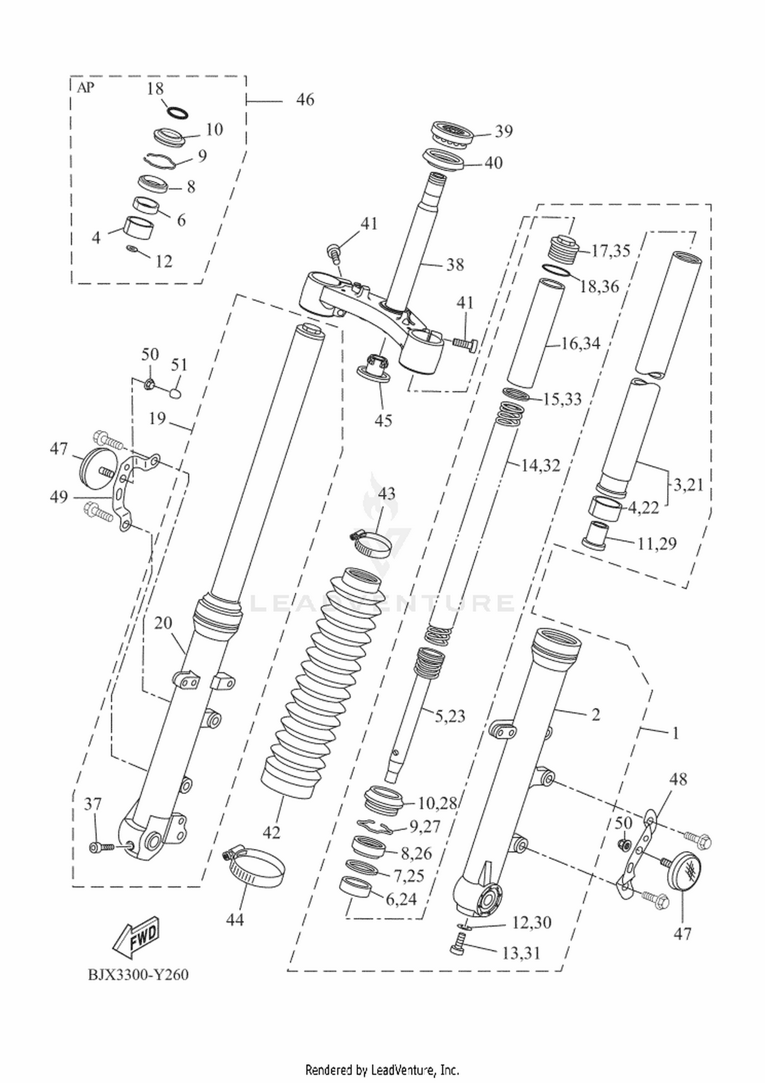 26 FRONT FORK