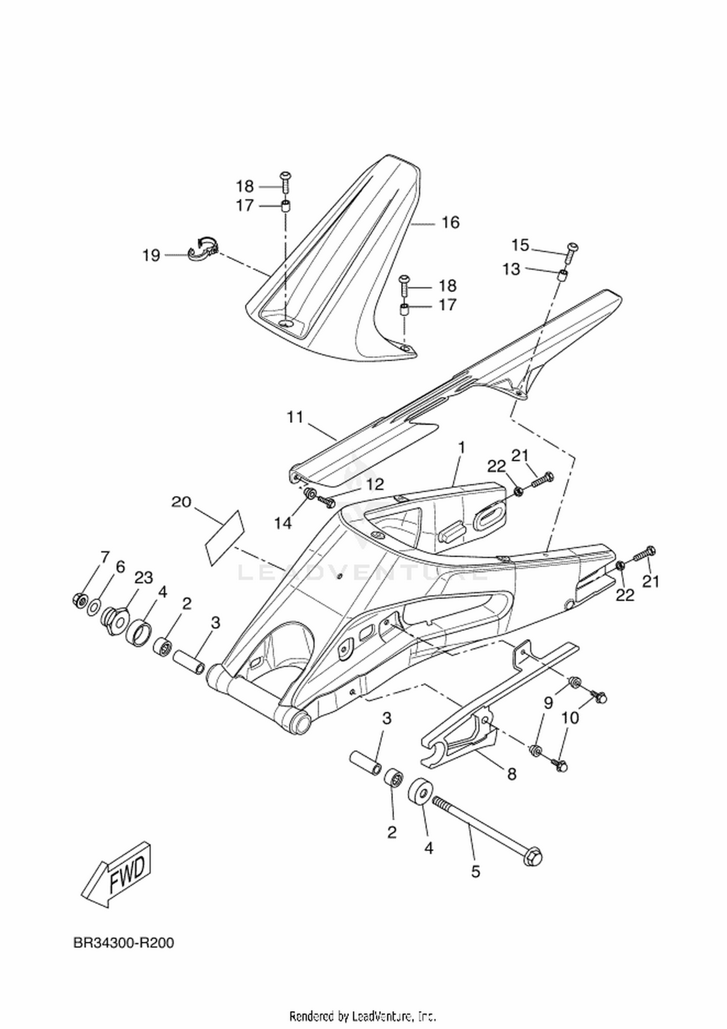 20 REAR ARM