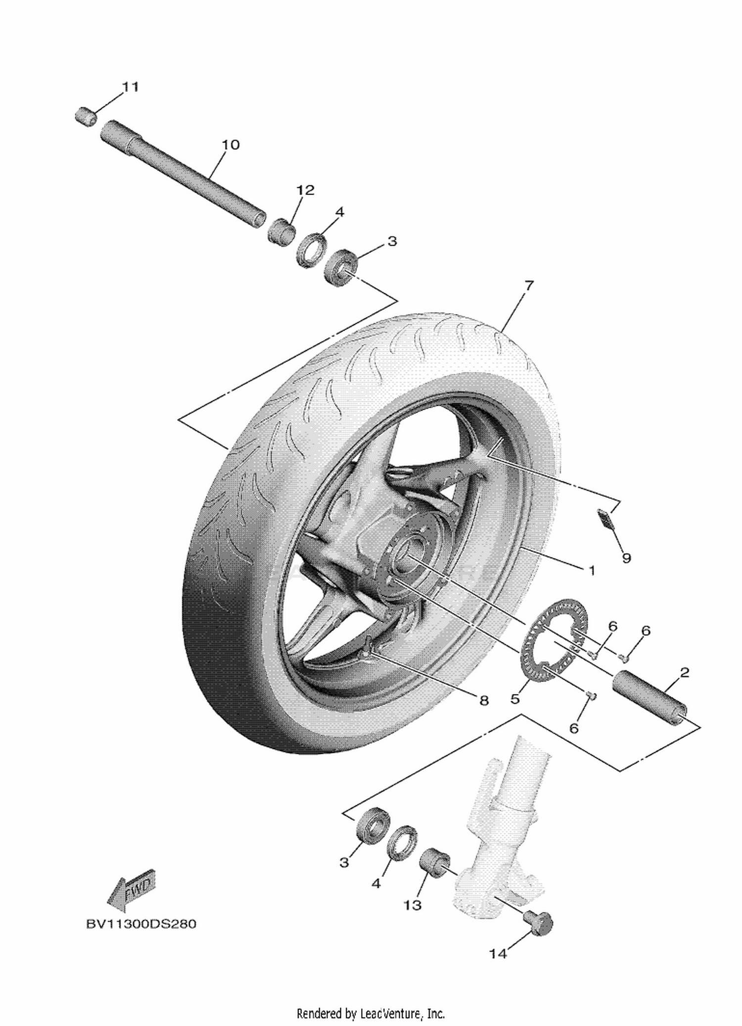 28 FRONT WHEEL