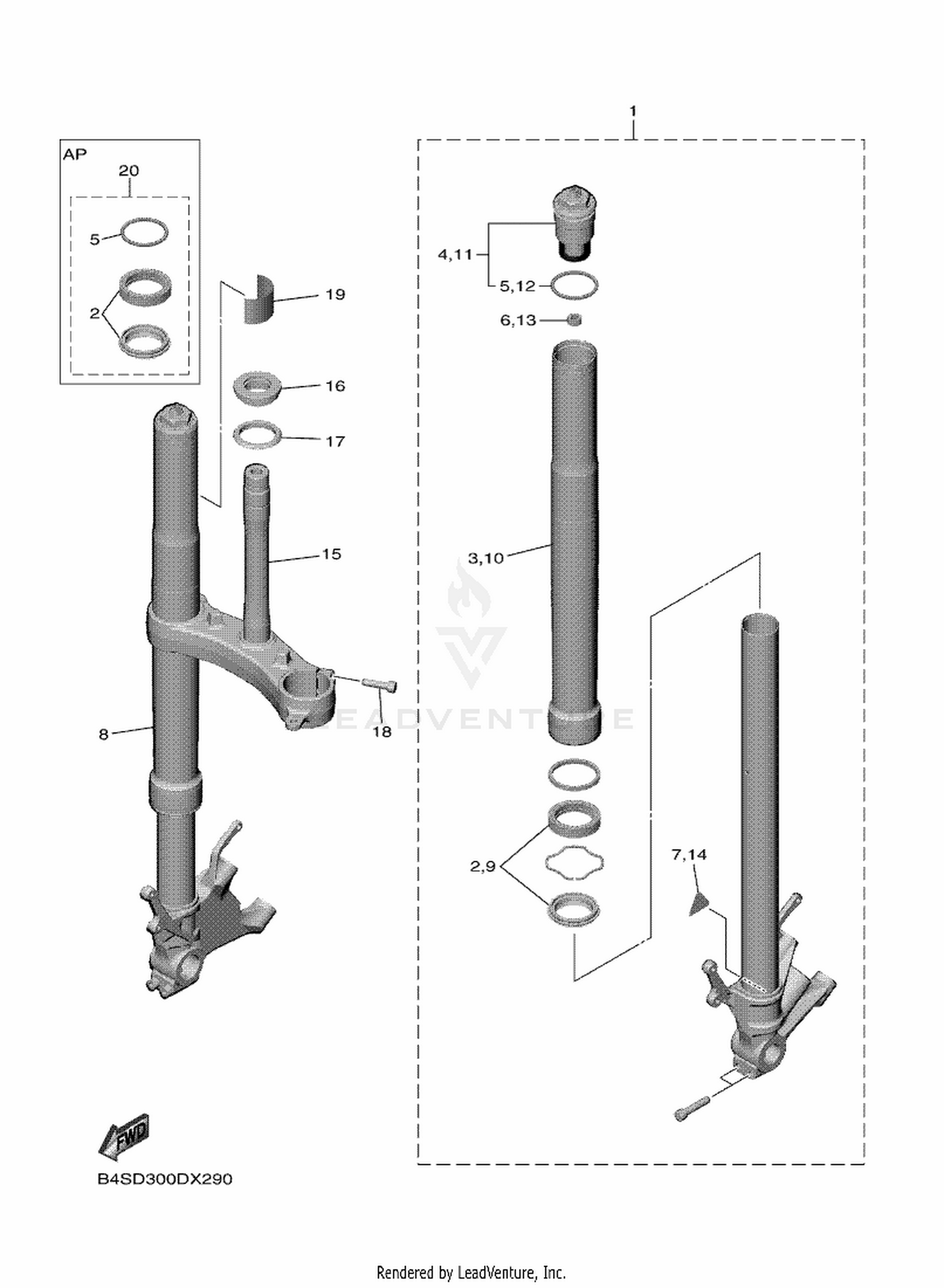 29 FRONT FORK