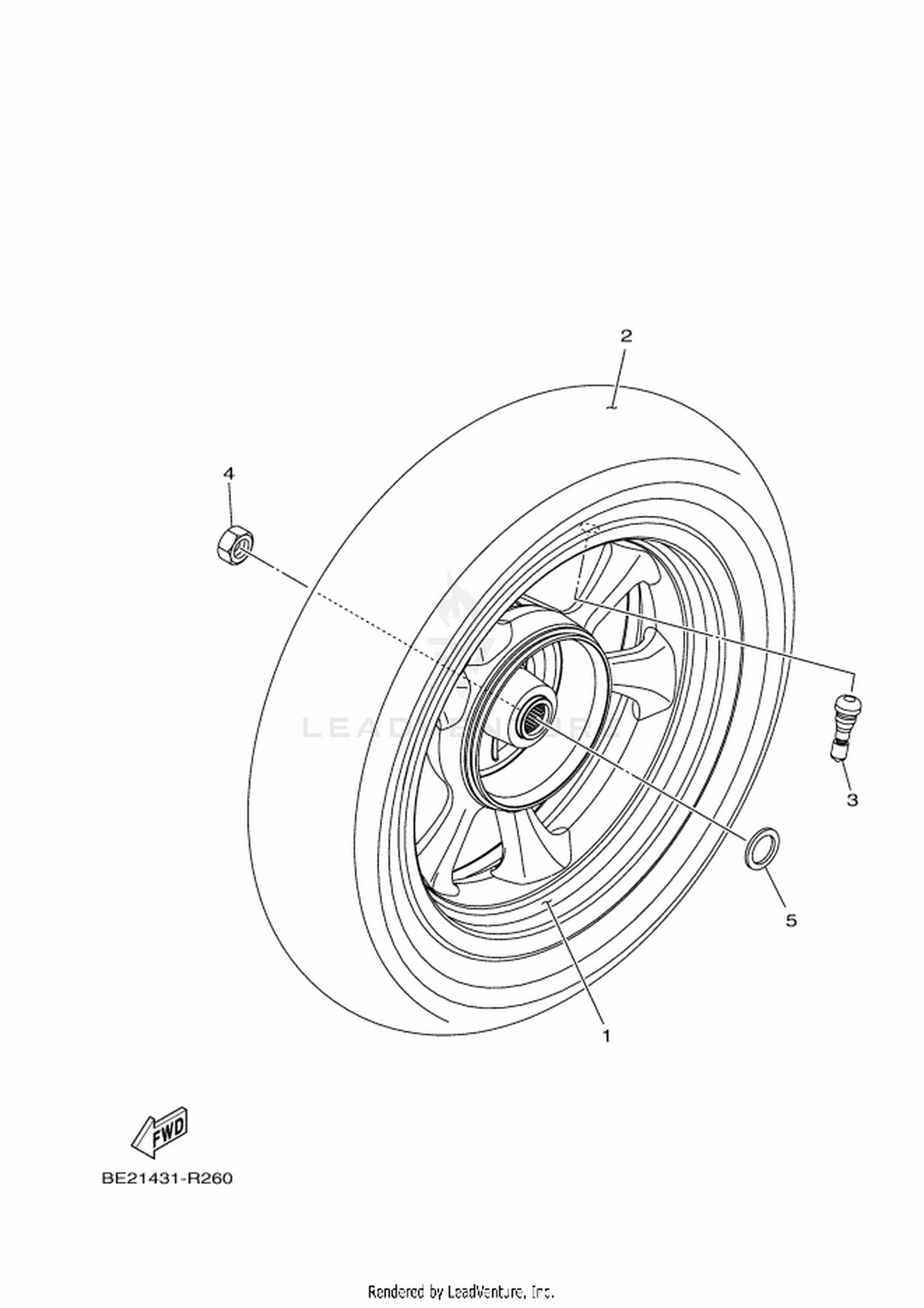 26 REAR WHEEL
