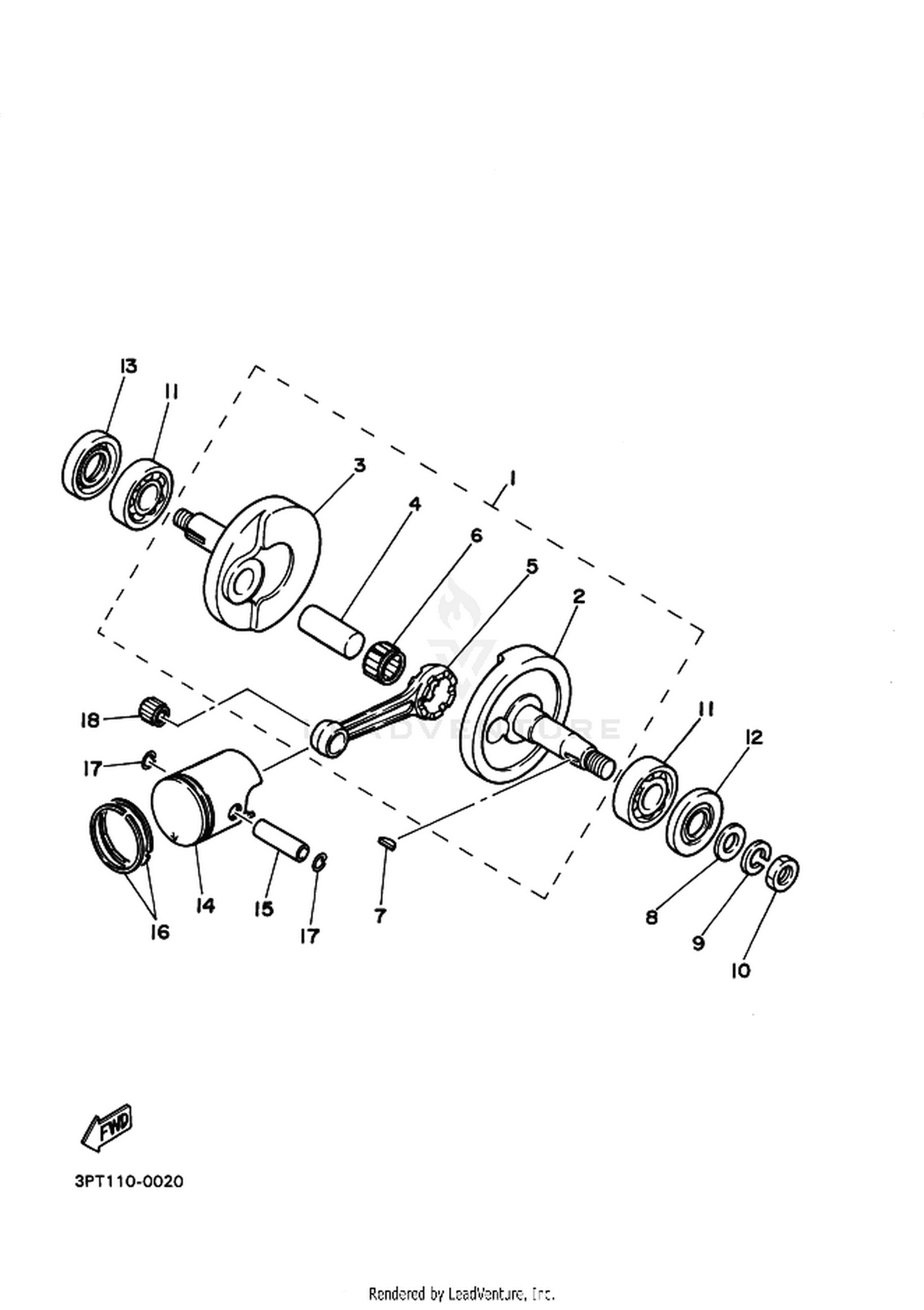 02 CRANKSHAFT  PISTON