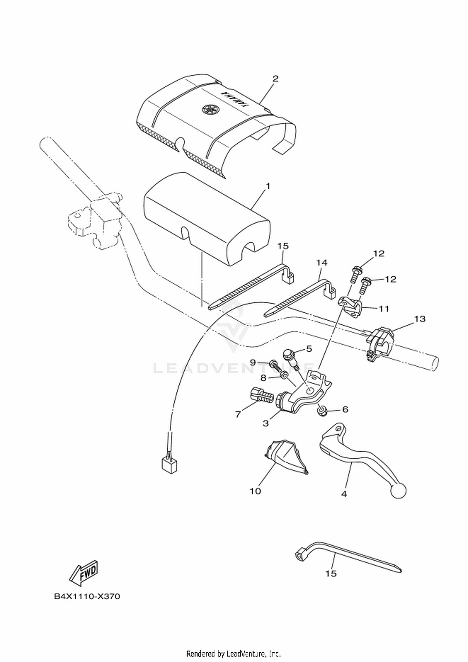 37 HANDLE SWITCH  LEVER
