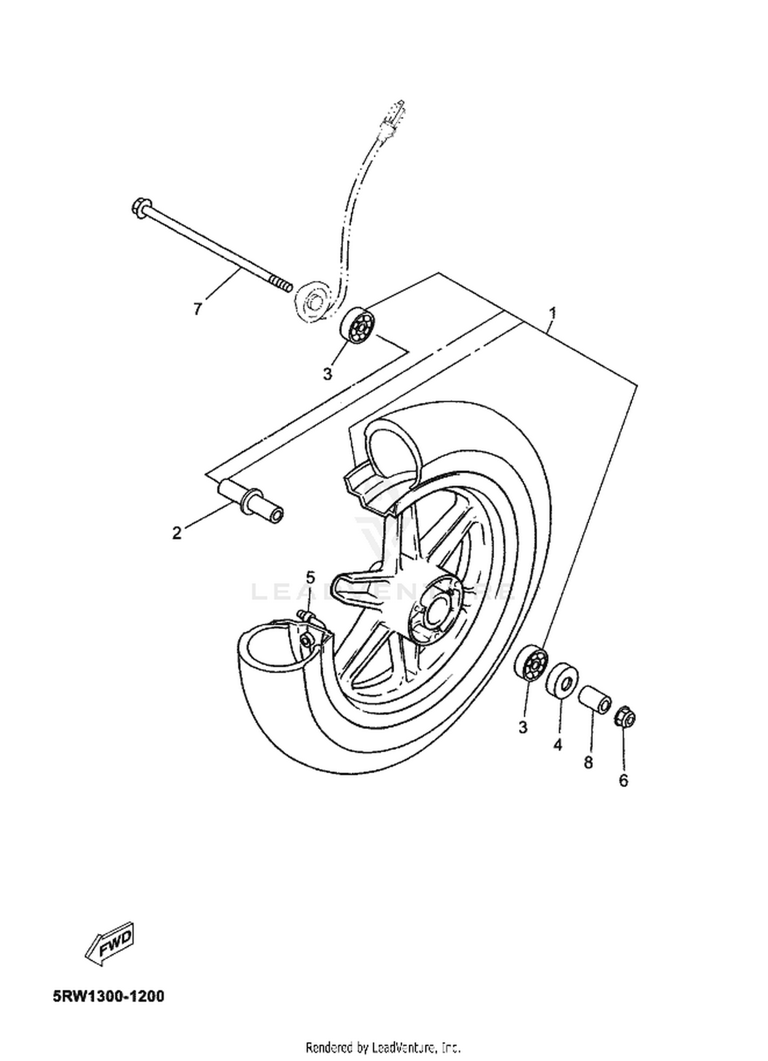 20 FRONT WHEEL