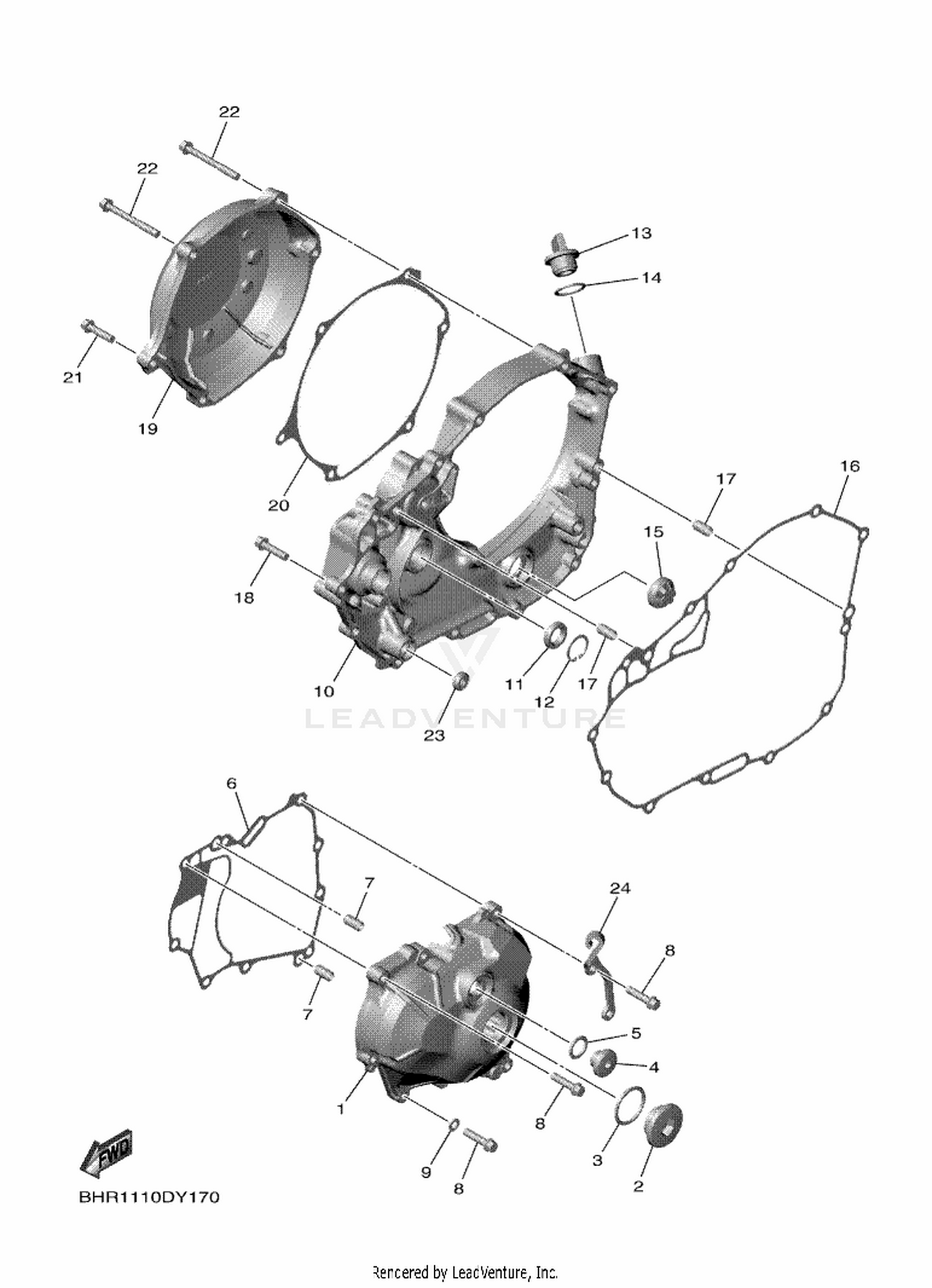 17 CRANKCASE COVER 1