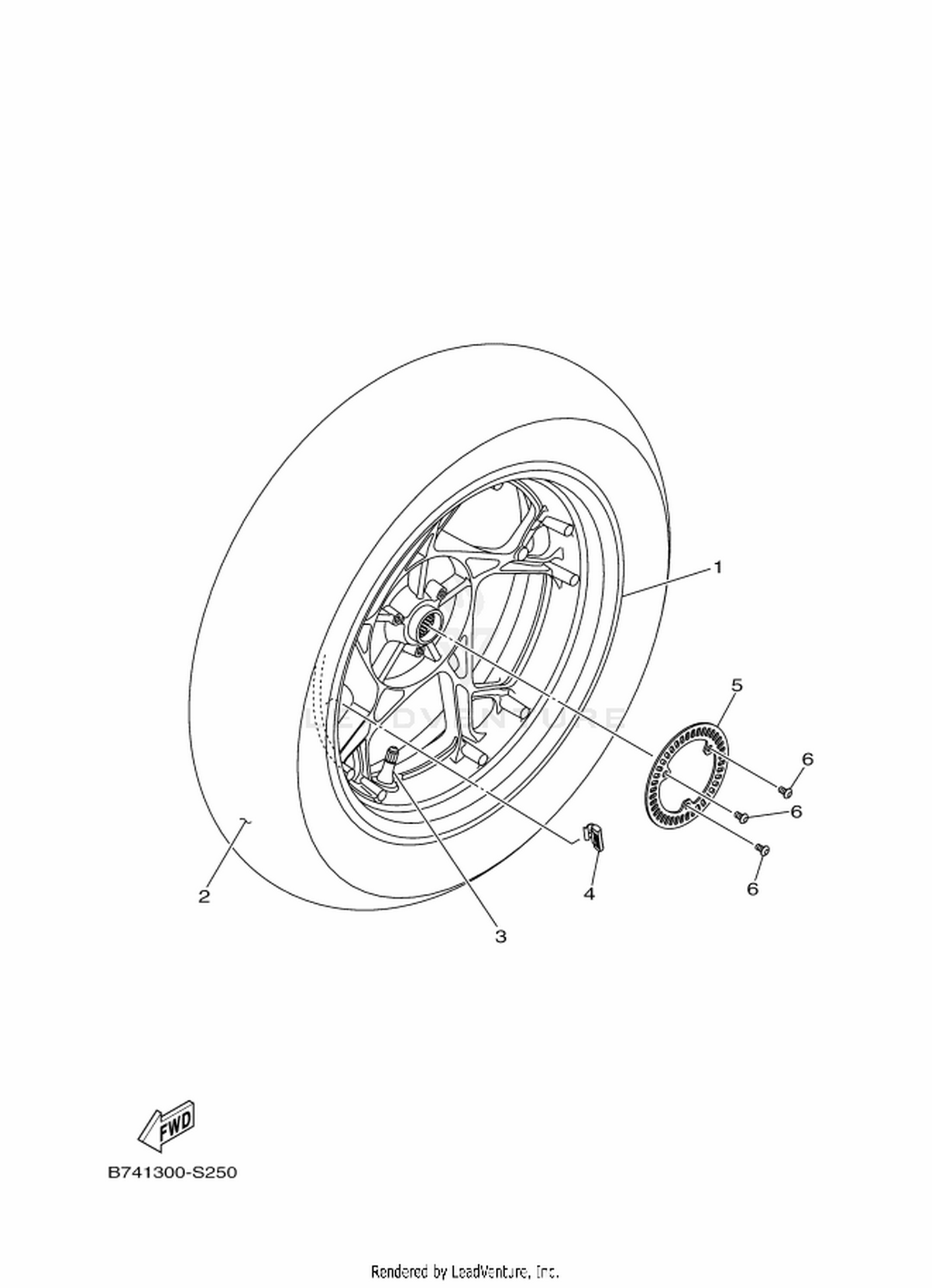 25 REAR WHEEL