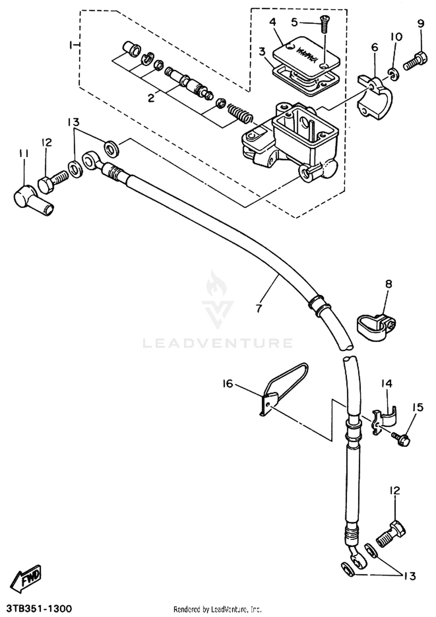 30 M. CYLINDER FOR DISK BRAKE