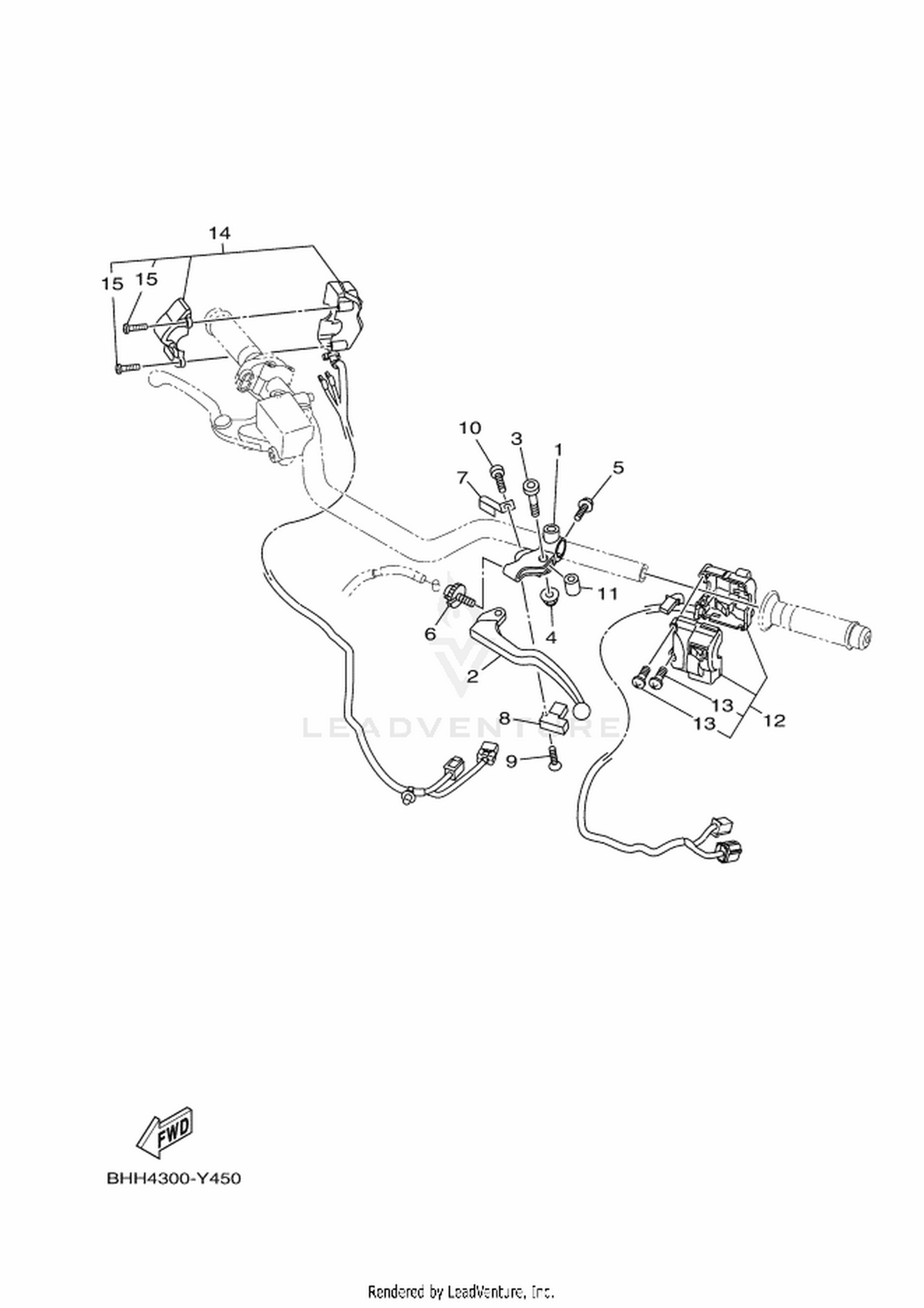 45 HANDLE SWITCH & LEVER