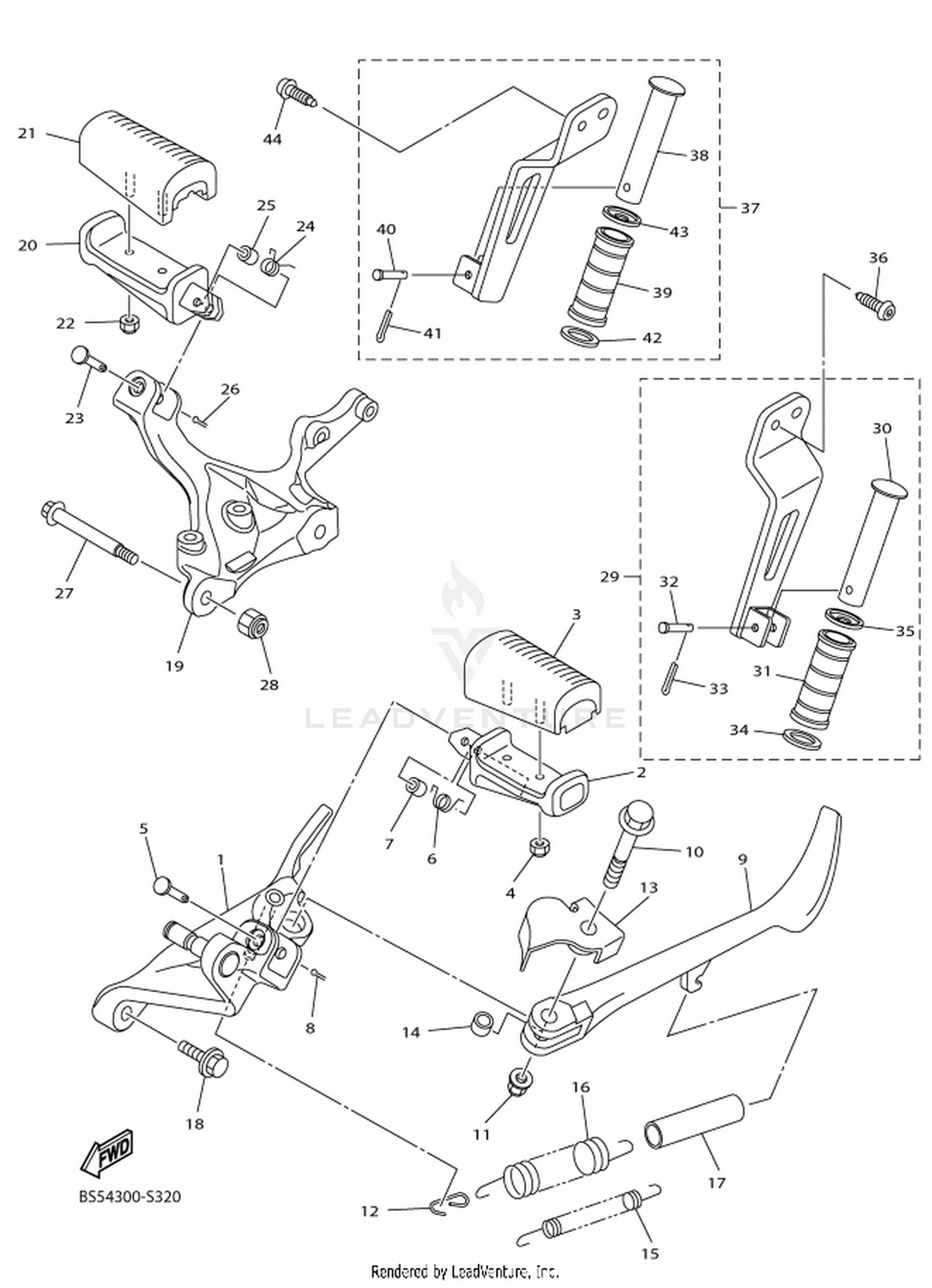 32 STAND  FOOTREST