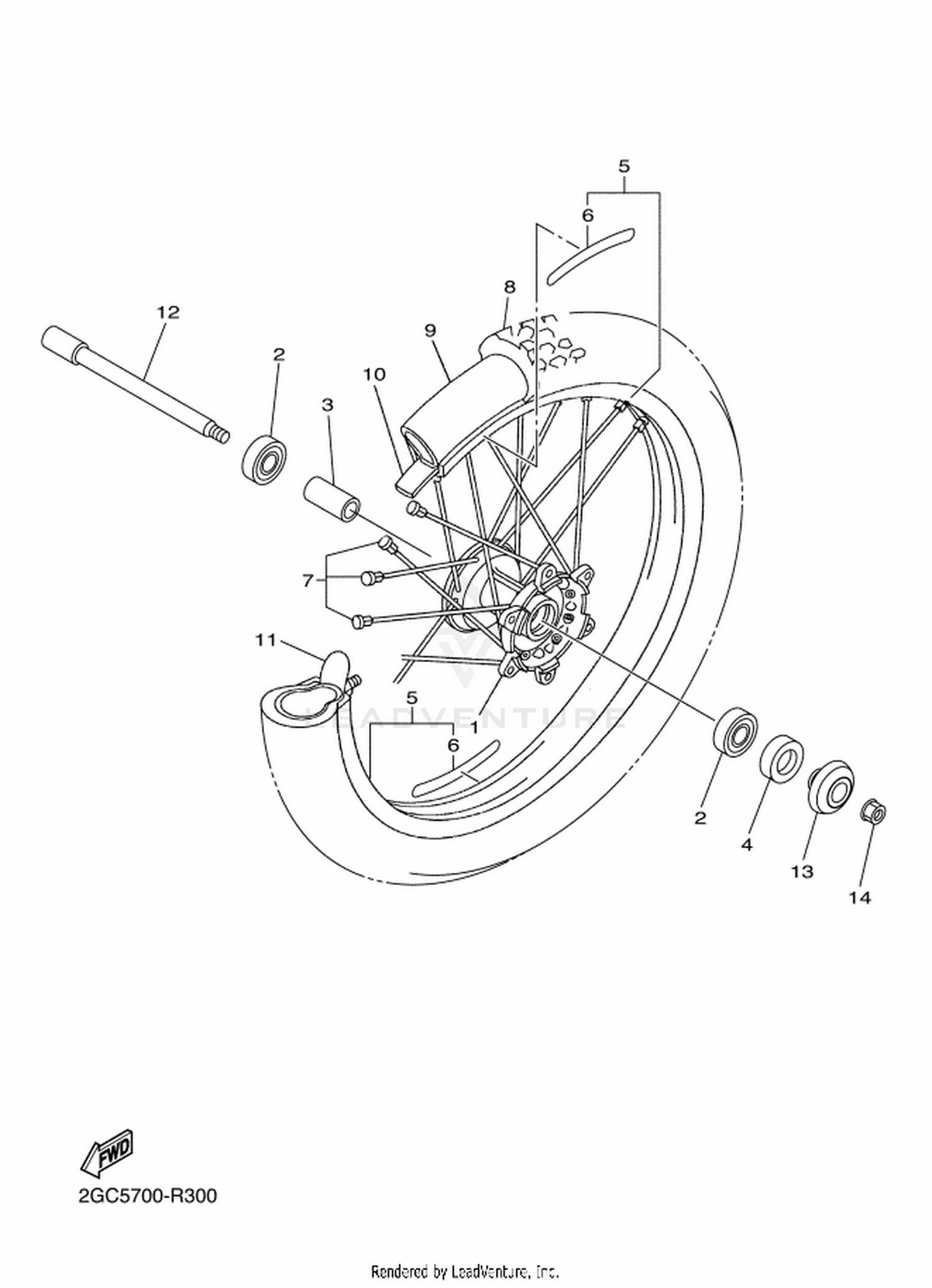 30 FRONT WHEEL