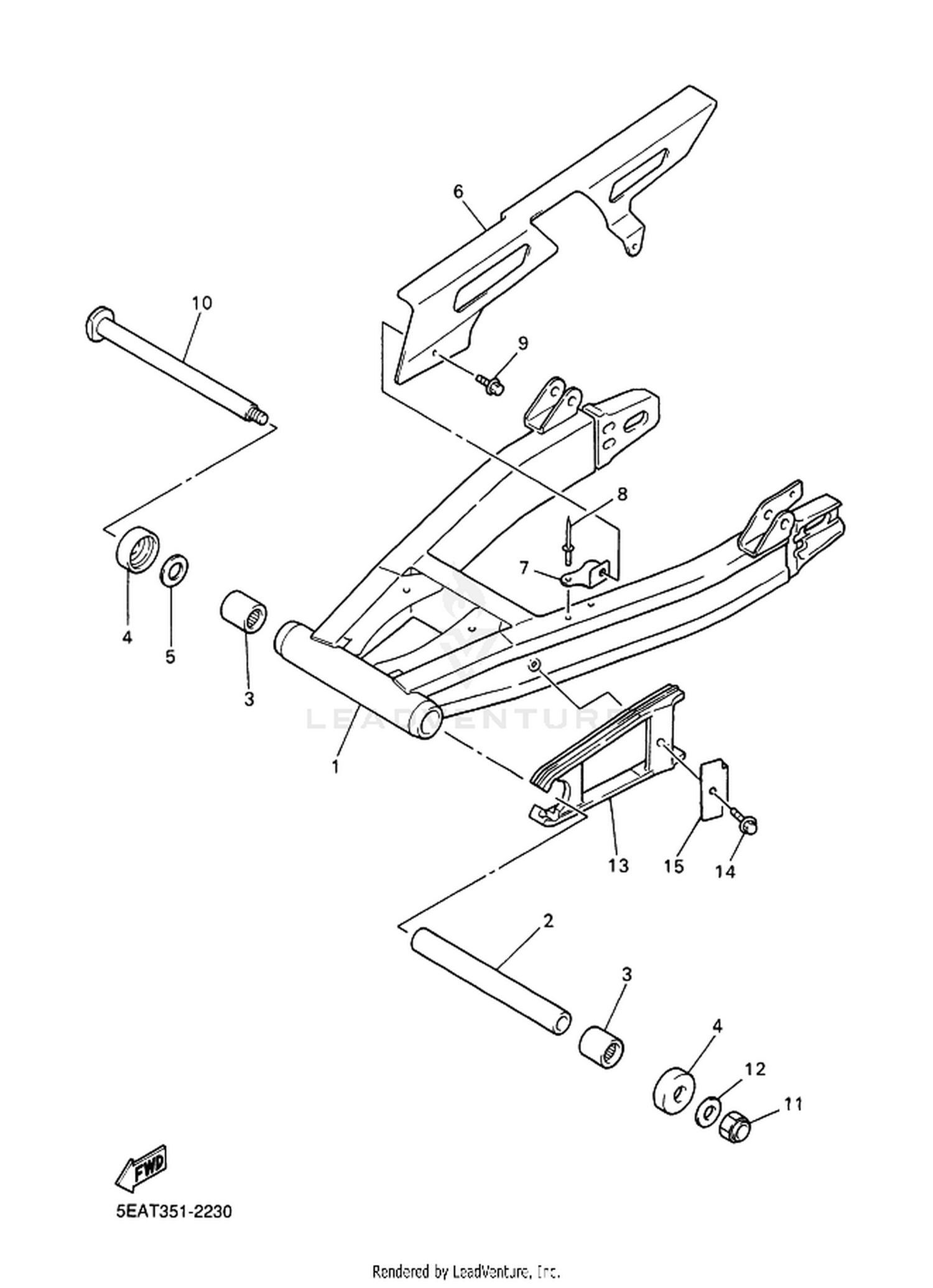 23 REAR ARM  SUSPENSION