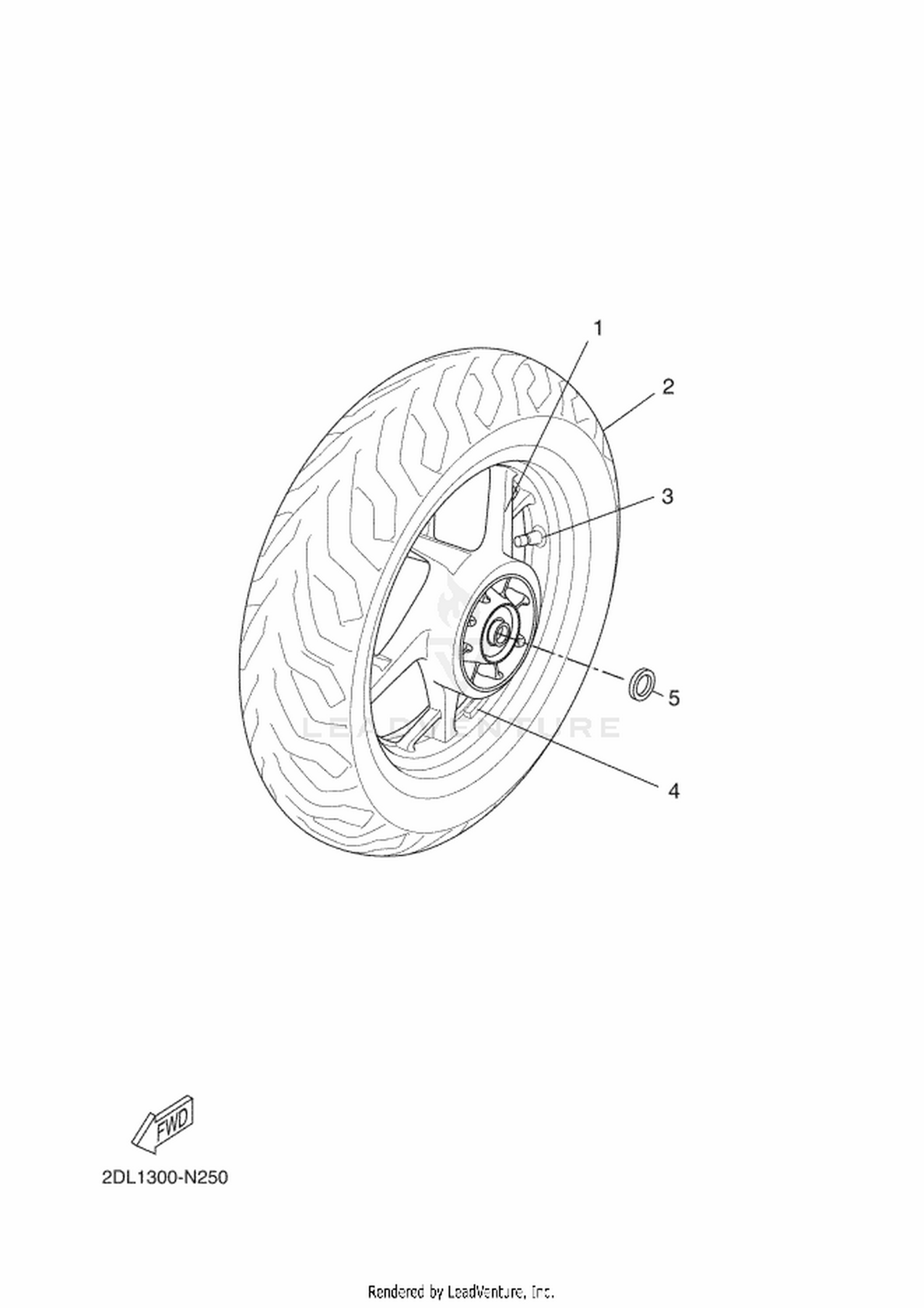 25 REAR WHEEL