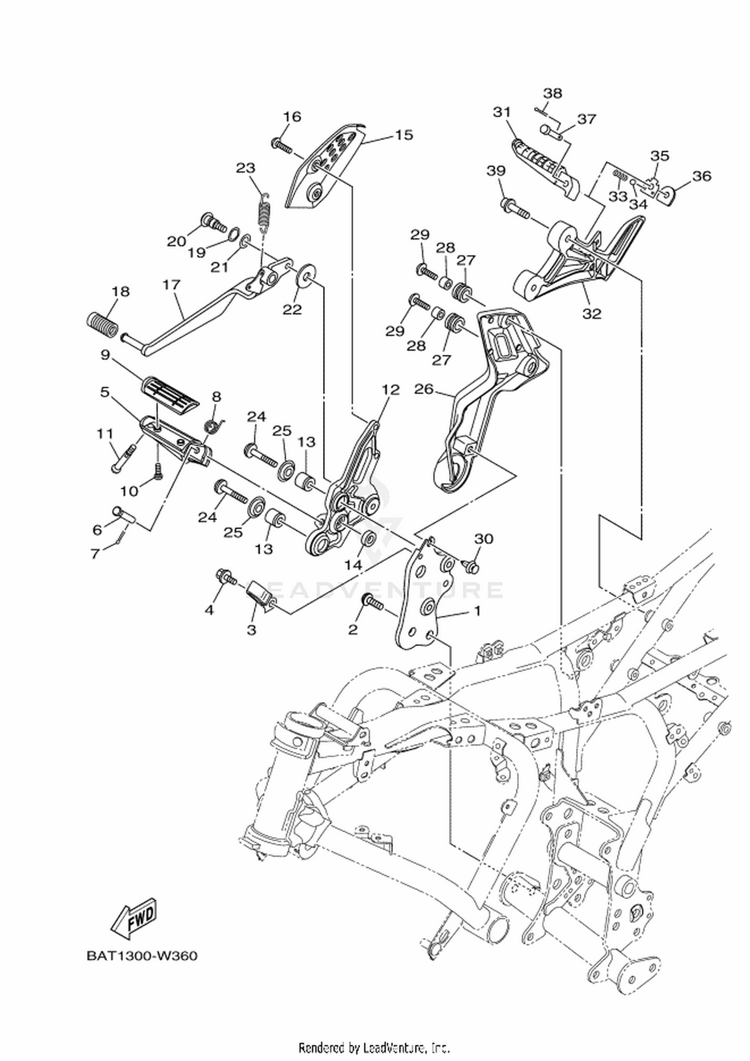36 STAND  FOOTREST 2