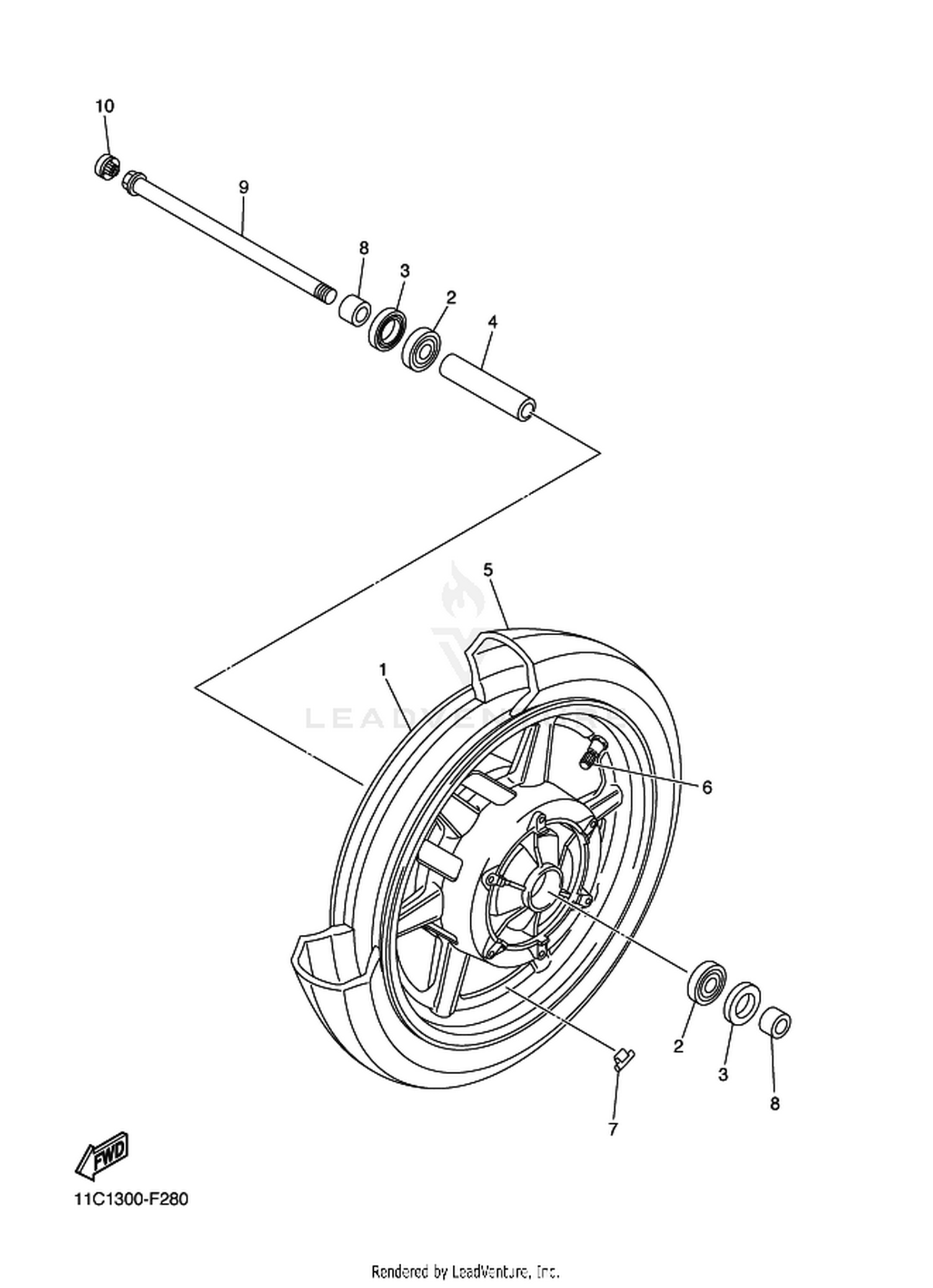 28 FRONT WHEEL