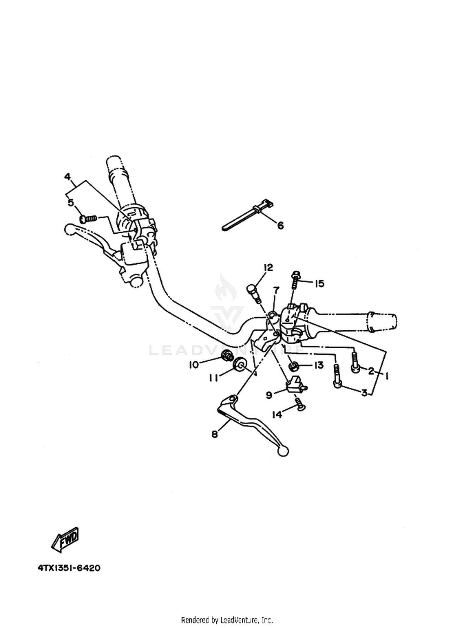 42 HANDLE SWITCH. LEVER