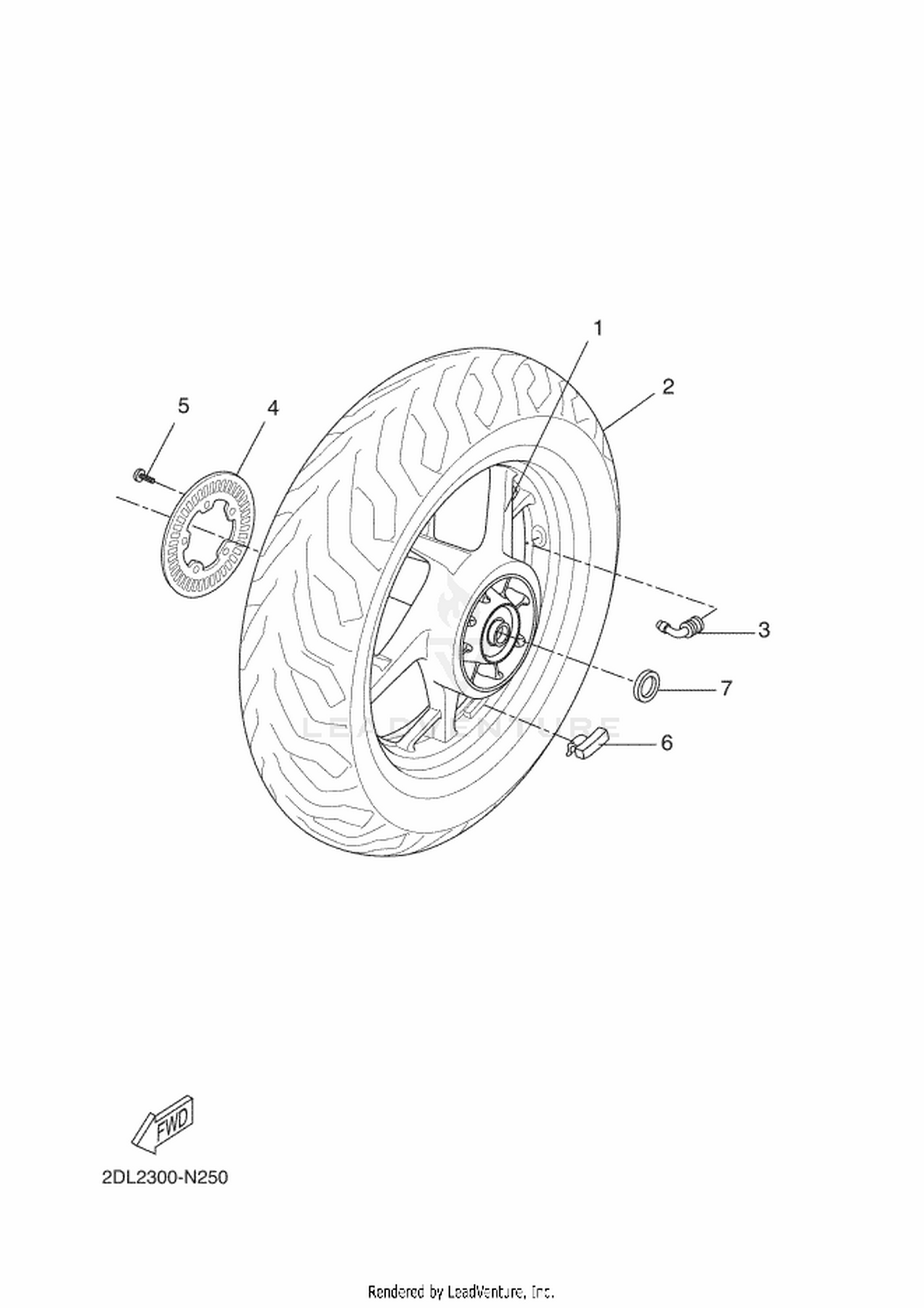 25 REAR WHEEL