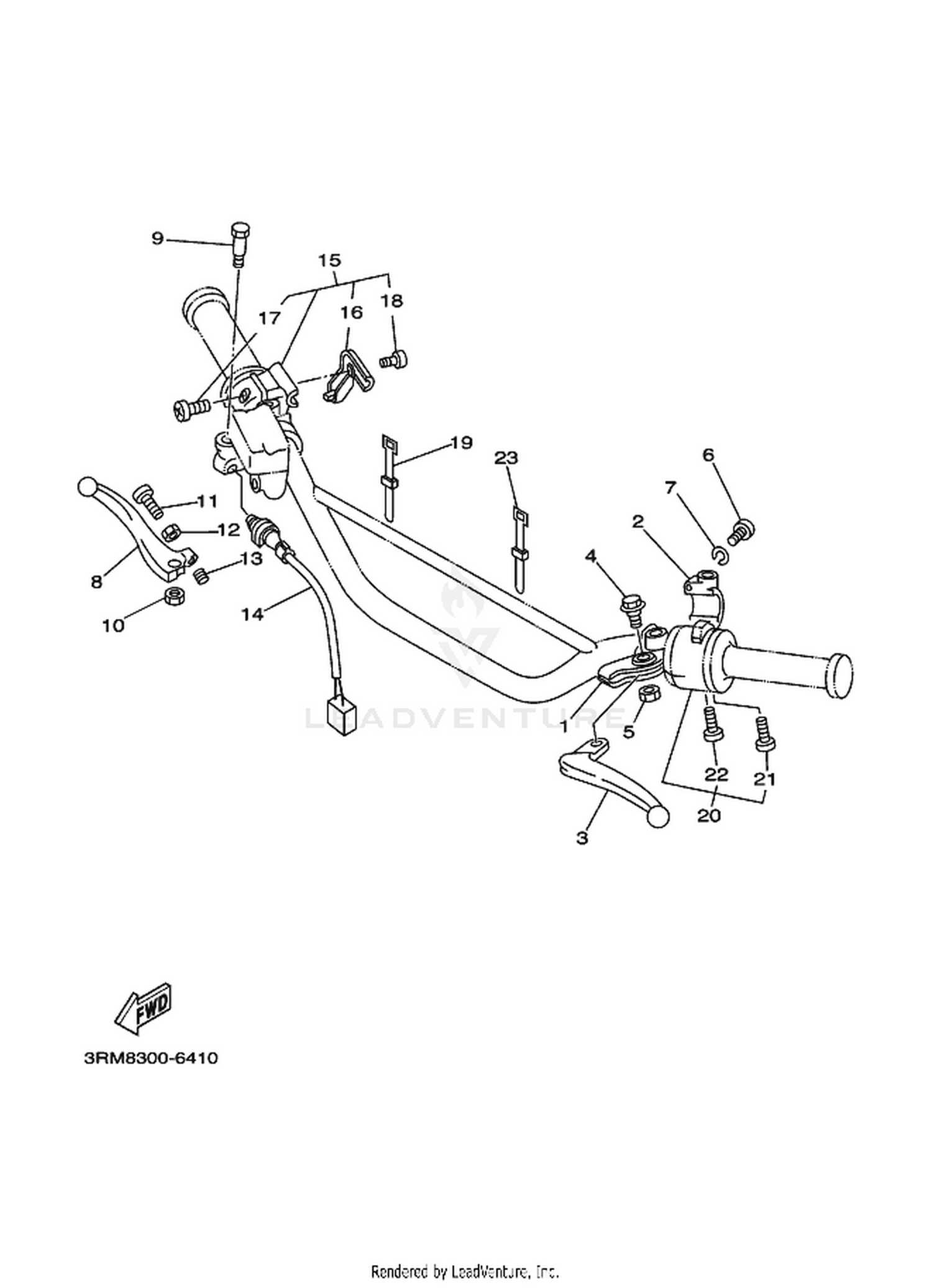 41 HANDLE SWITCH  LEVER