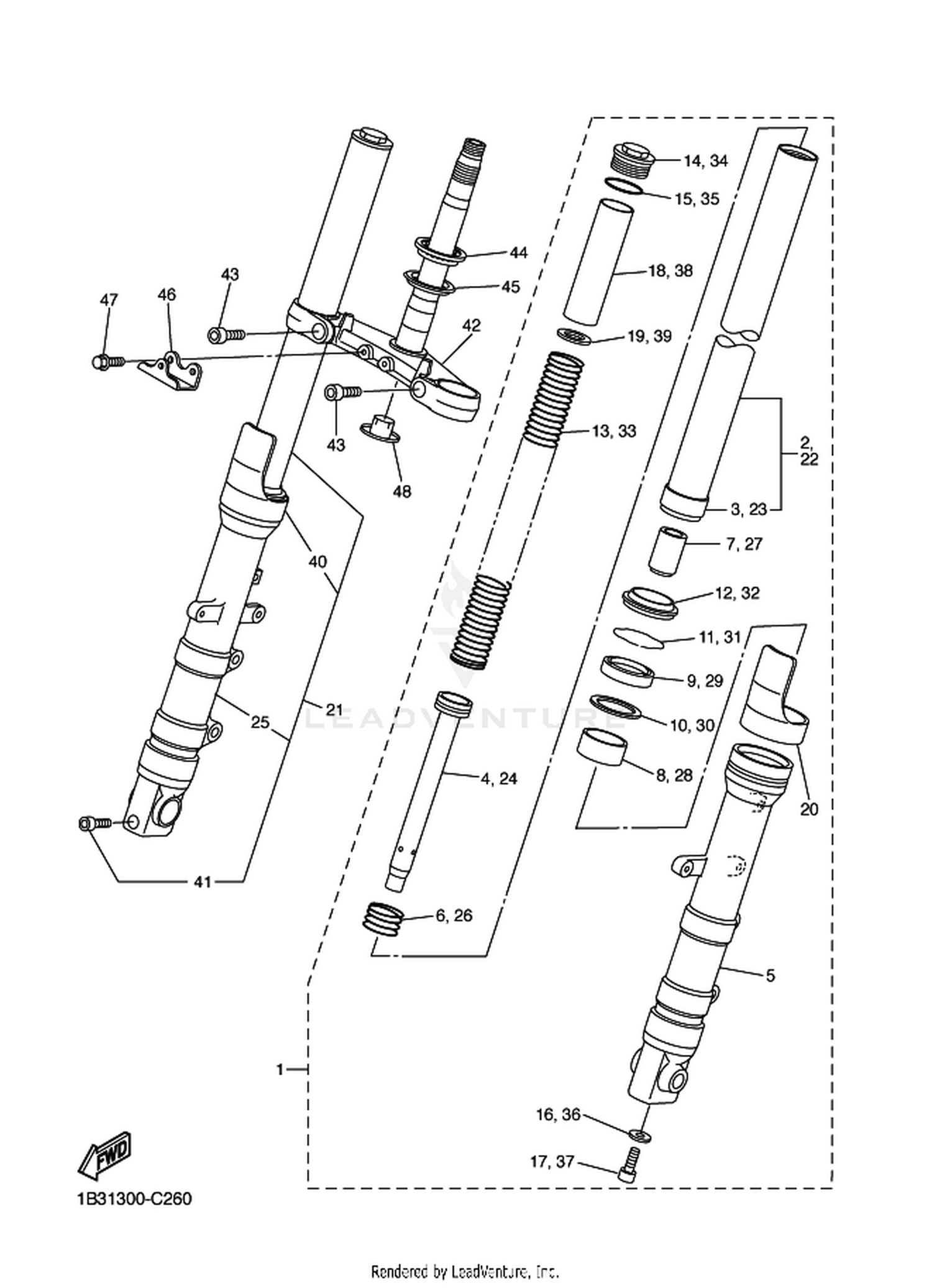 26 FRONT FORK