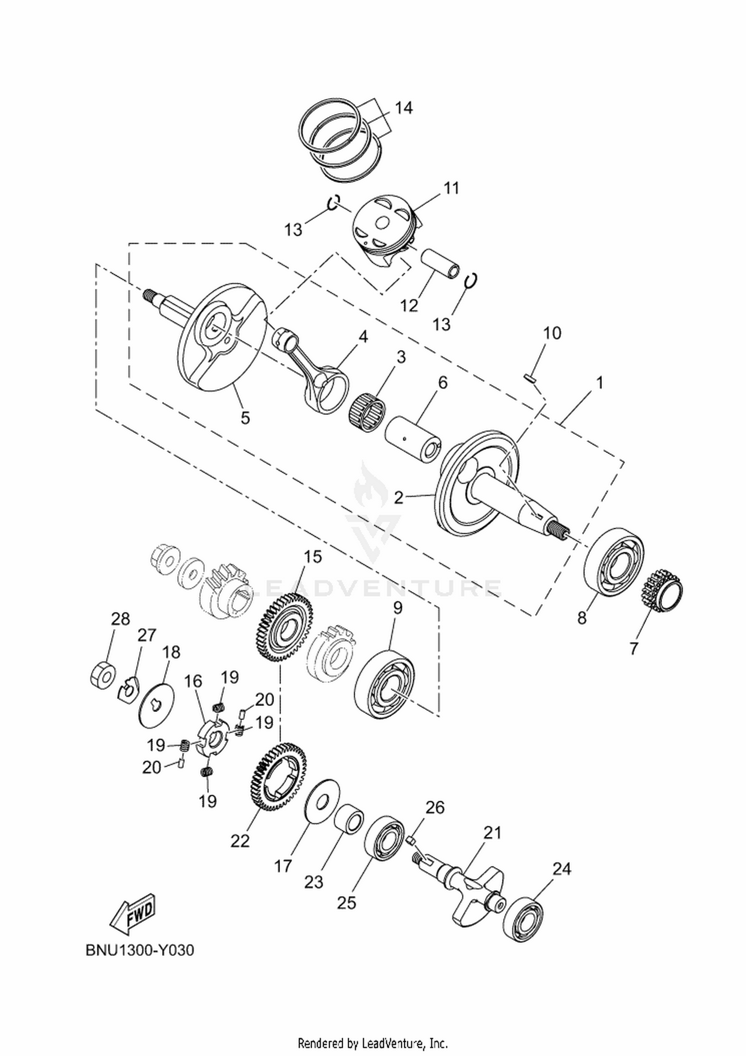 03 CRANKSHAFT & PISTON