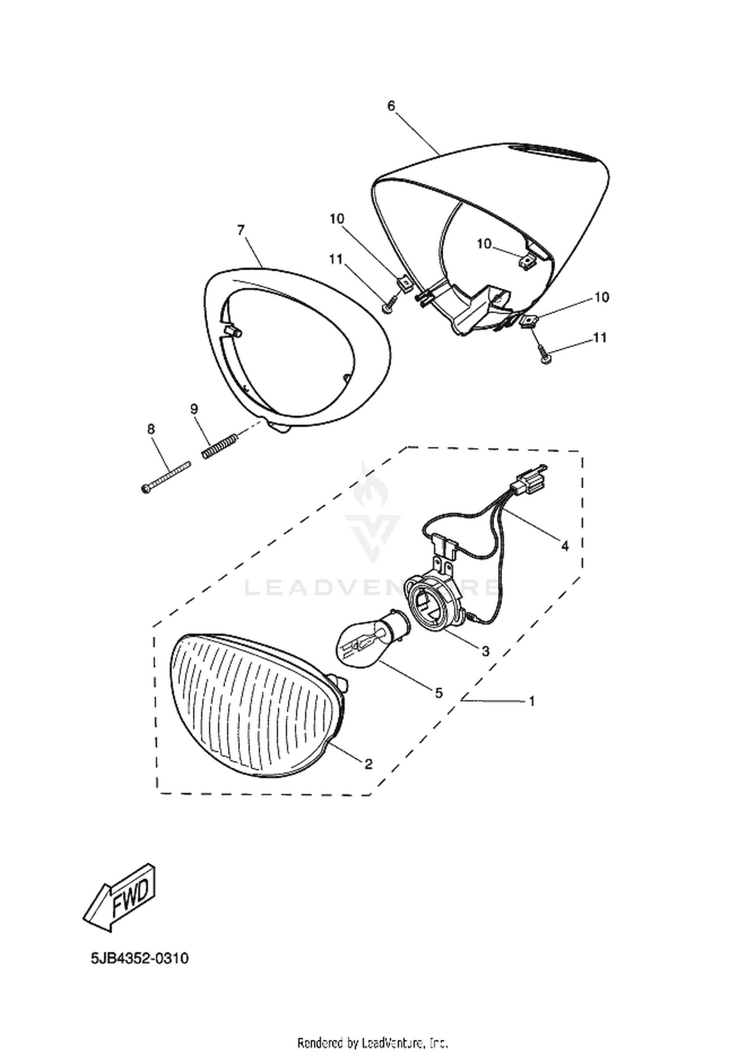 31 HEADLIGHT