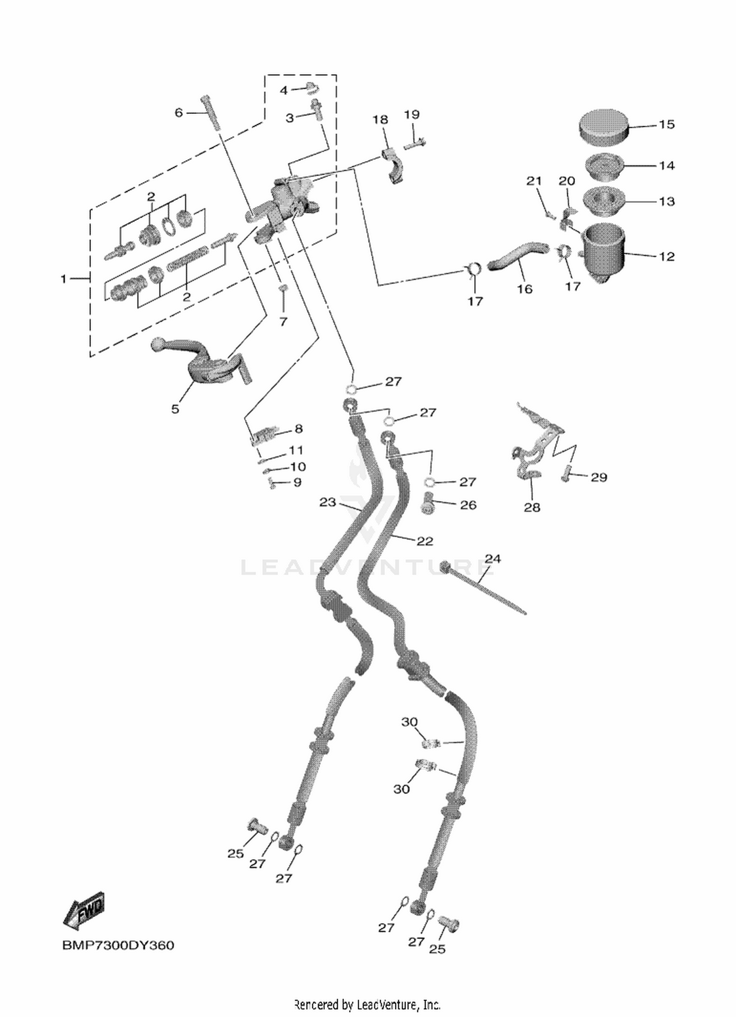 36 FRONT MASTER CYLINDER