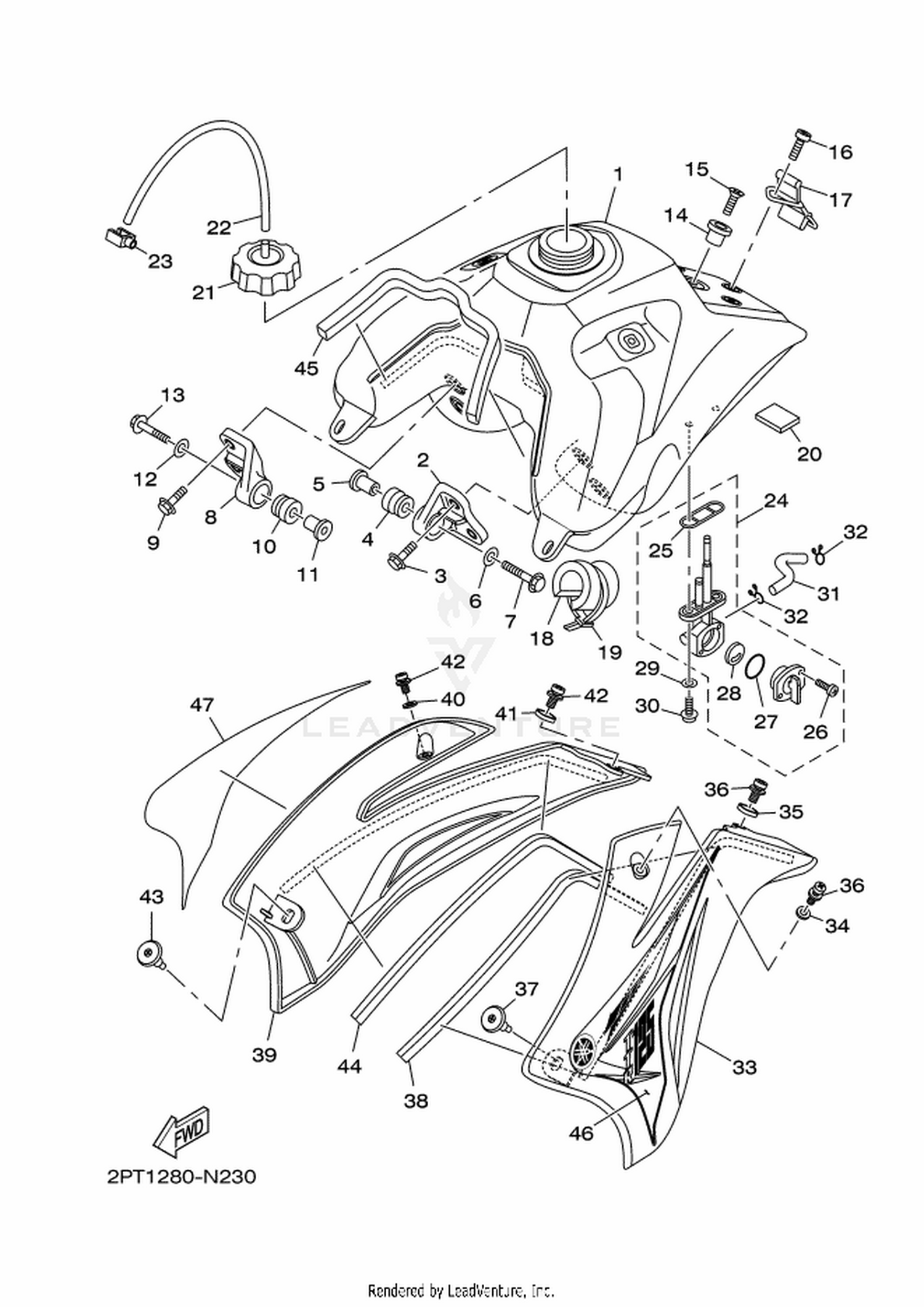22 FUEL TANK