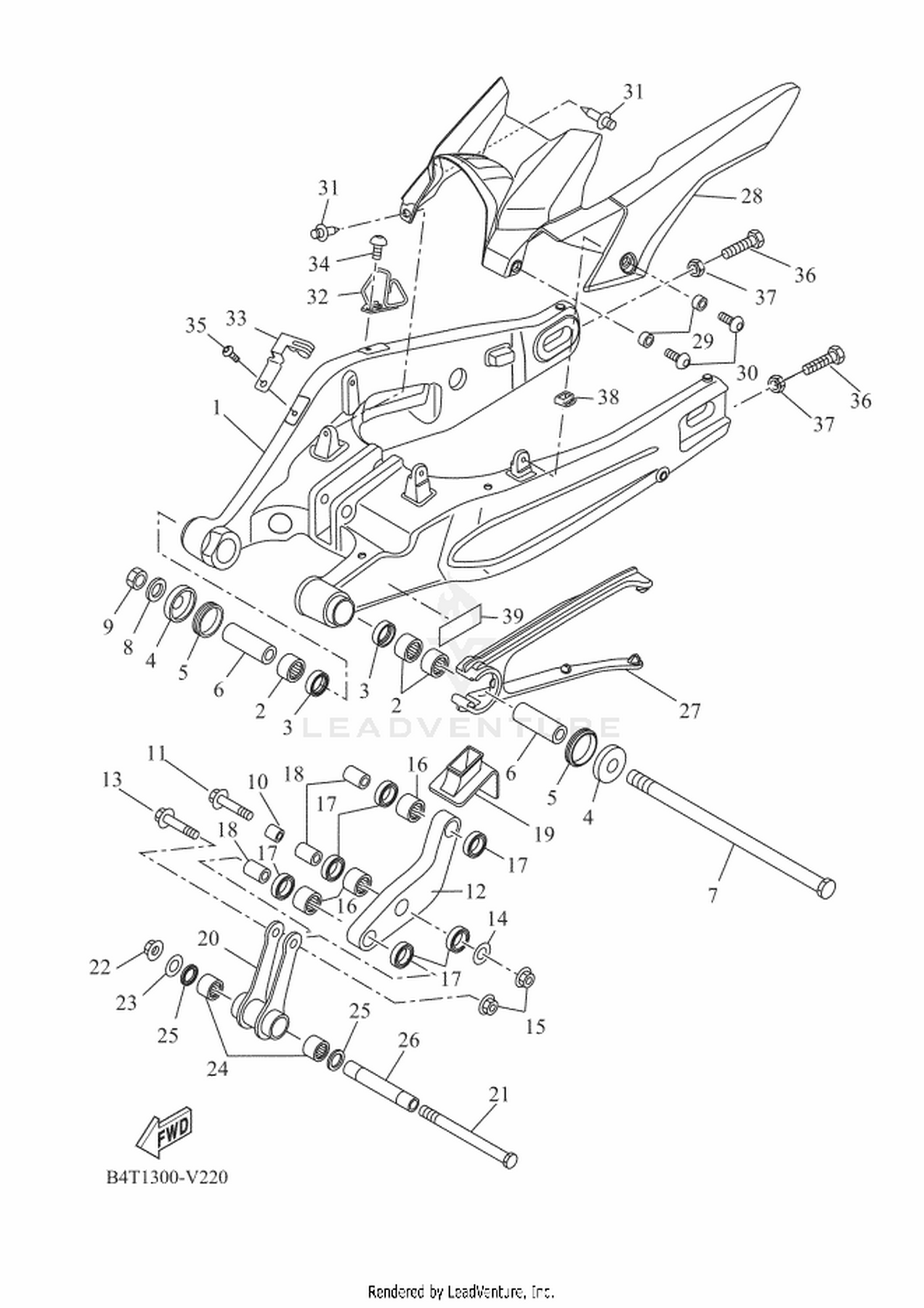 22 REAR ARM