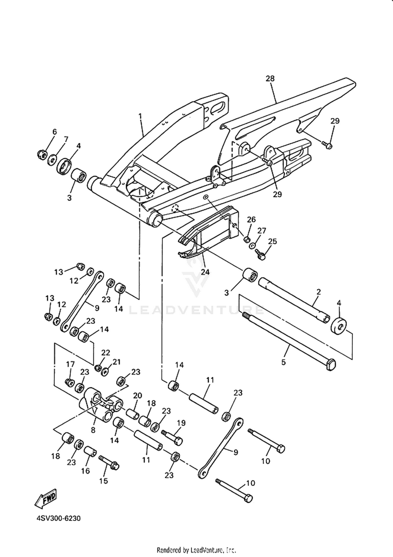 23 REAR ARM