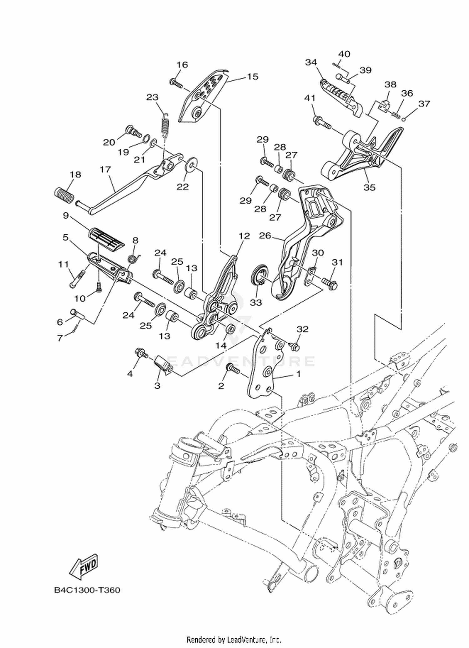 36 STAND  FOOTREST 2