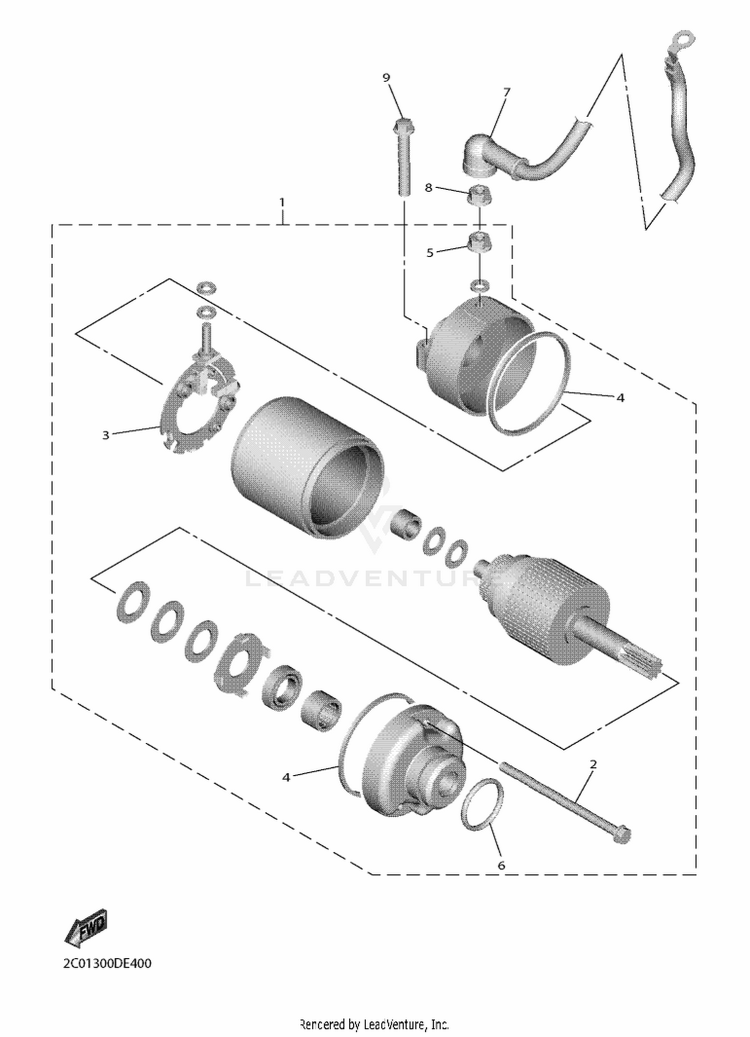 40 STARTING MOTOR
