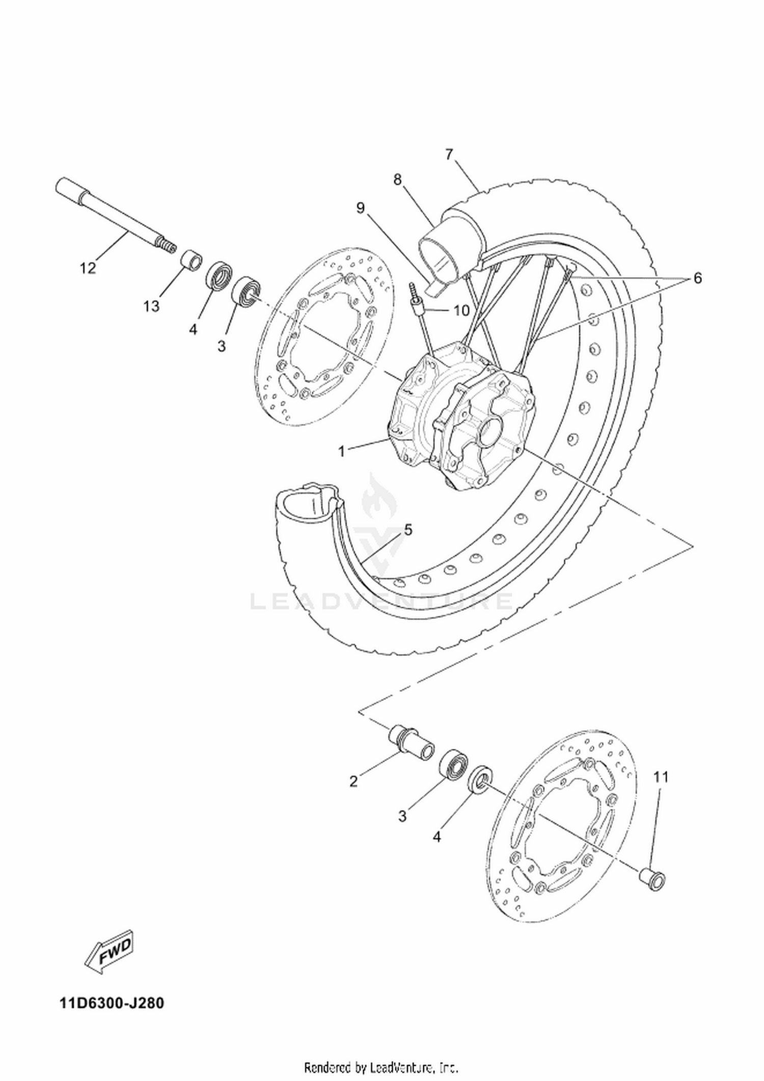 29 FRONT WHEEL
