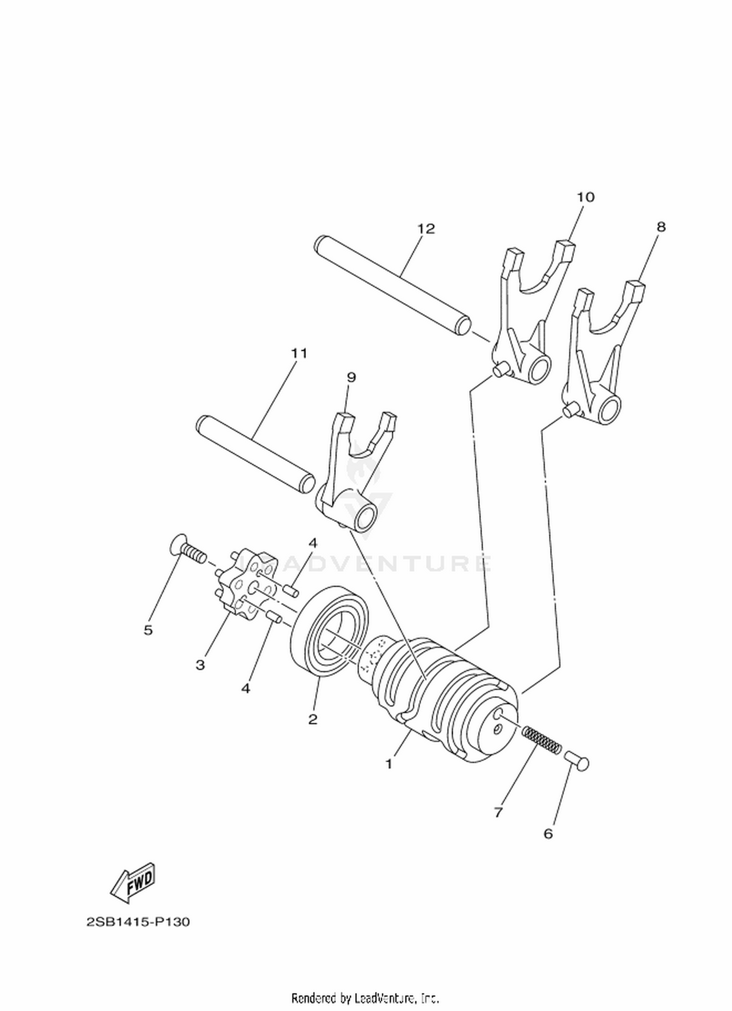 13 SHIFT CAM  FORK