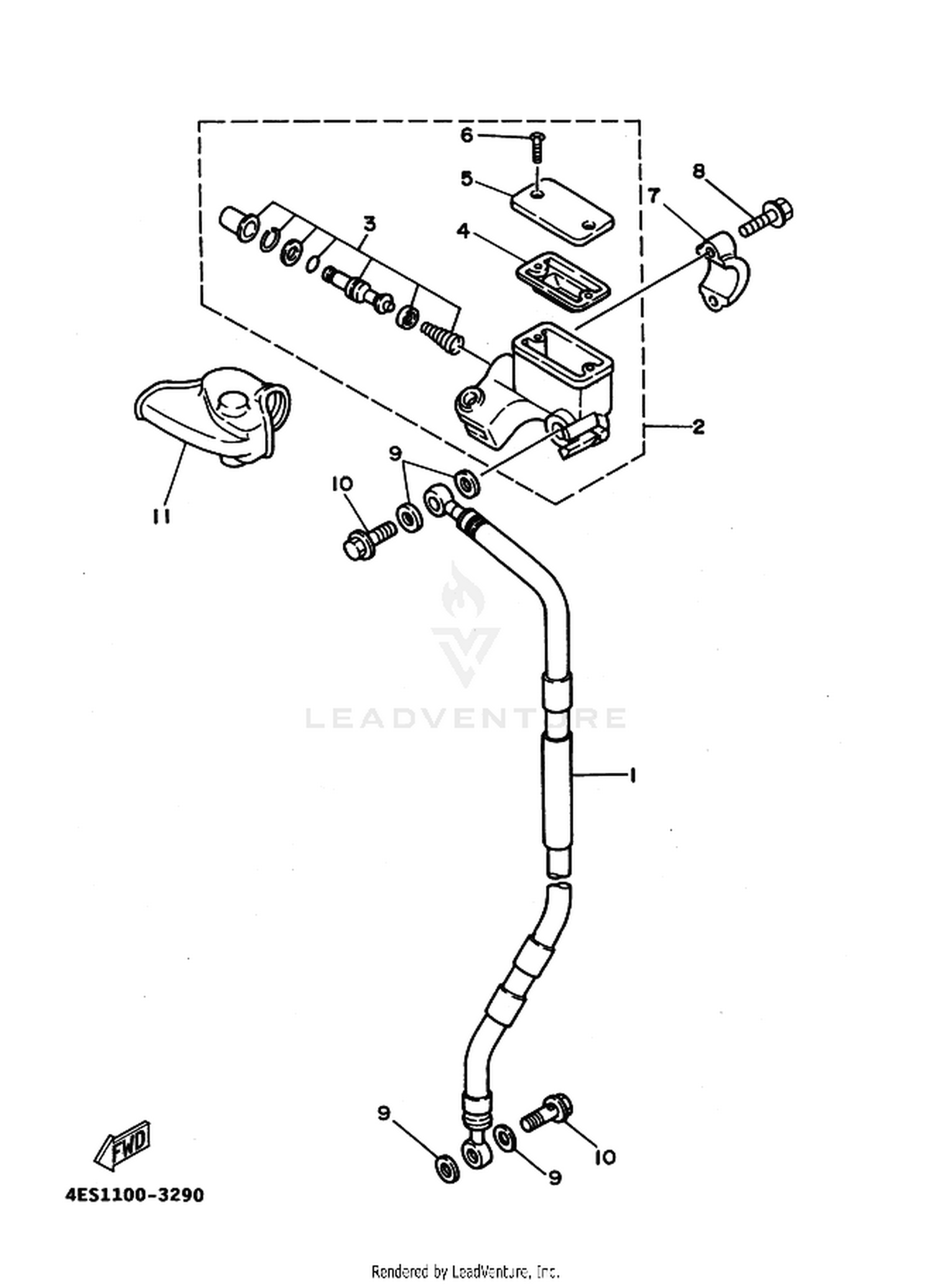 29 FRONT MASTER CYLINDER