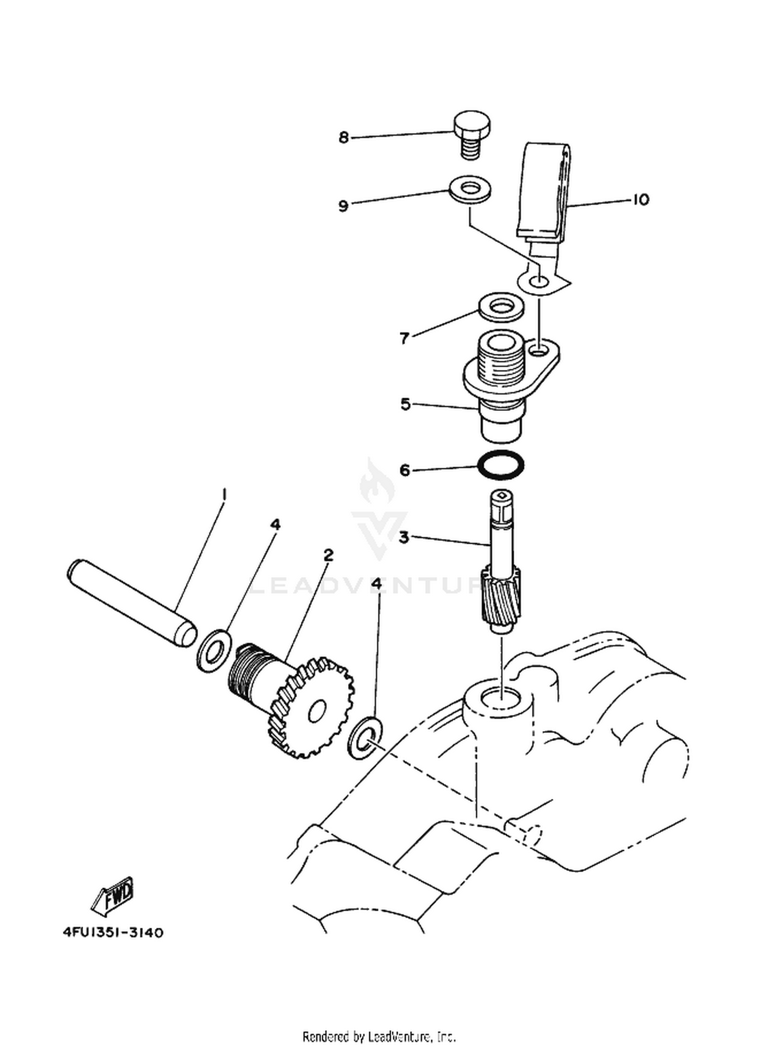 14 TACHOMETER GEAR