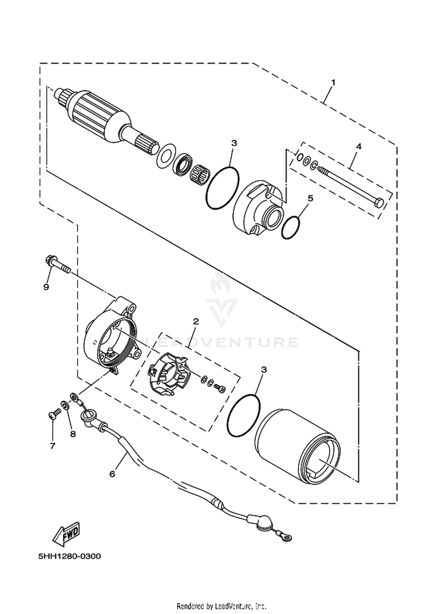 35 STARTING MOTOR