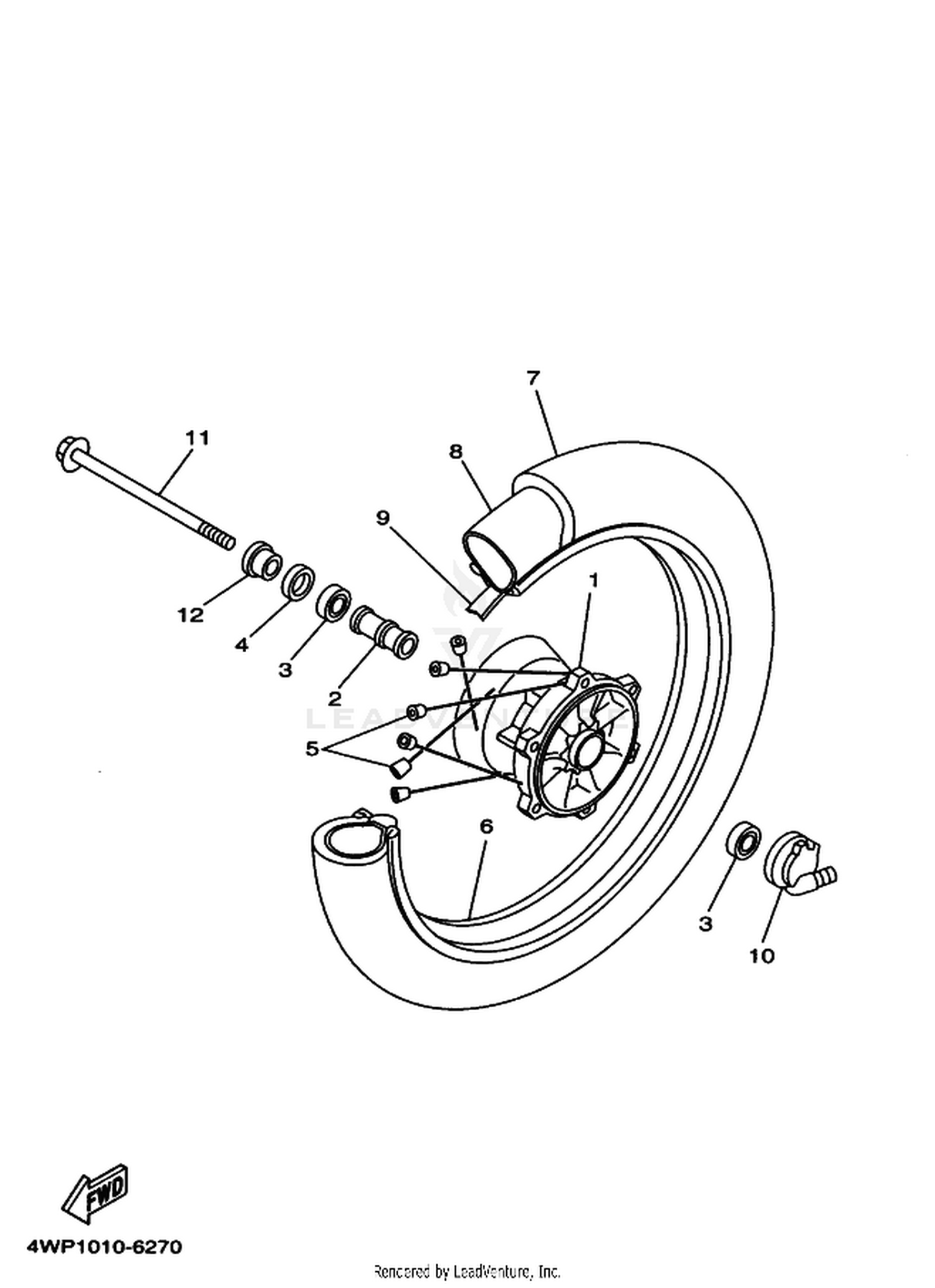 25 FRONT WHEEL