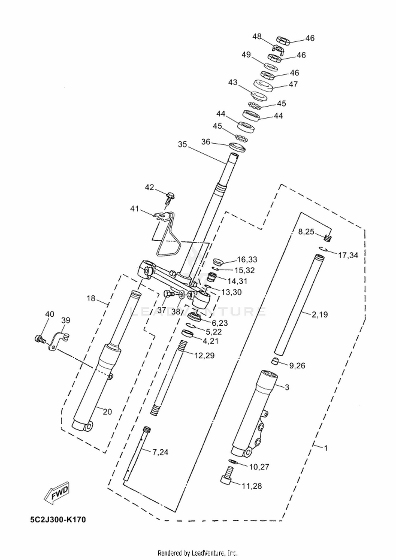 17 FRONT FORK