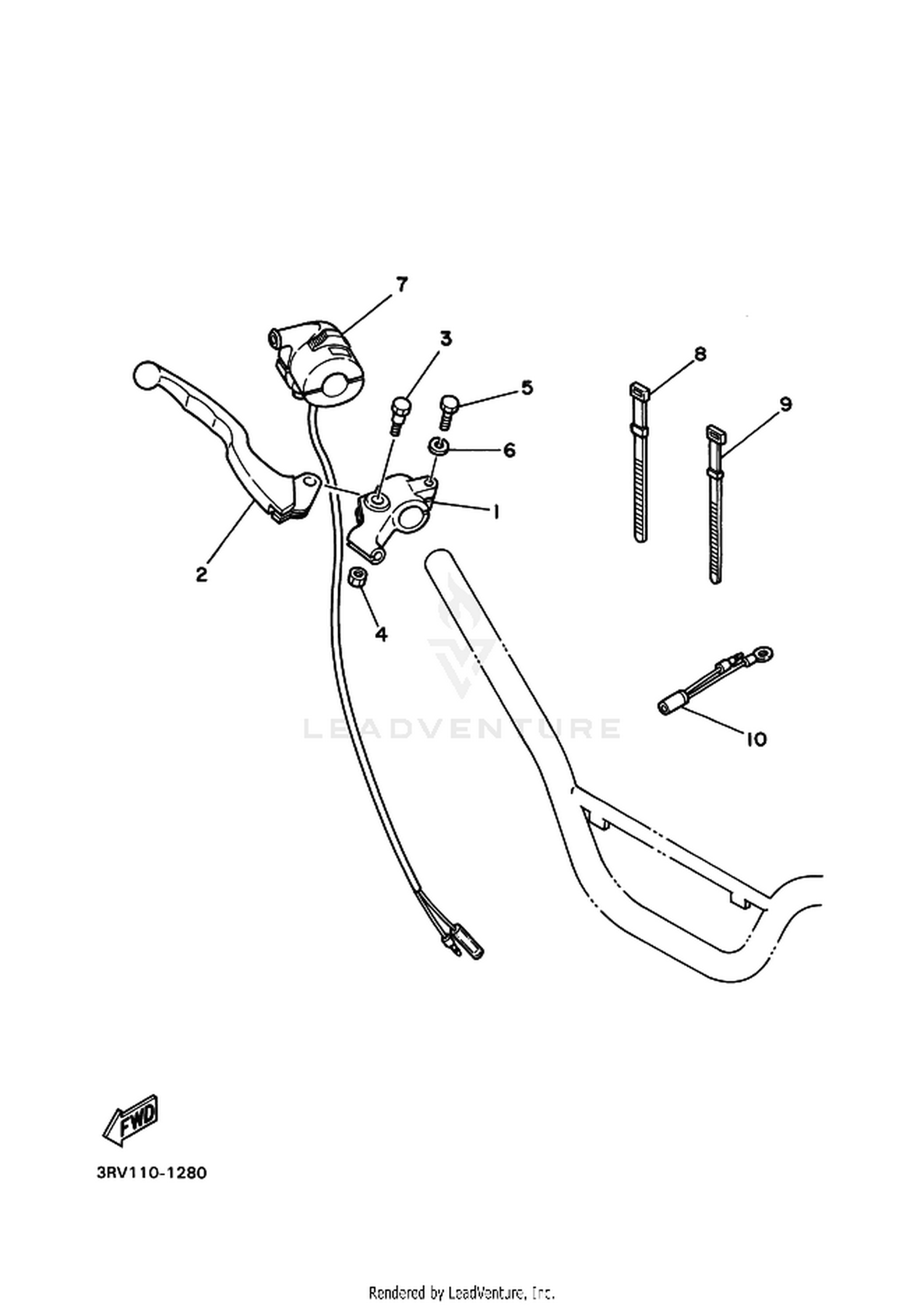 28 HANDLE SWITCH  LEVER