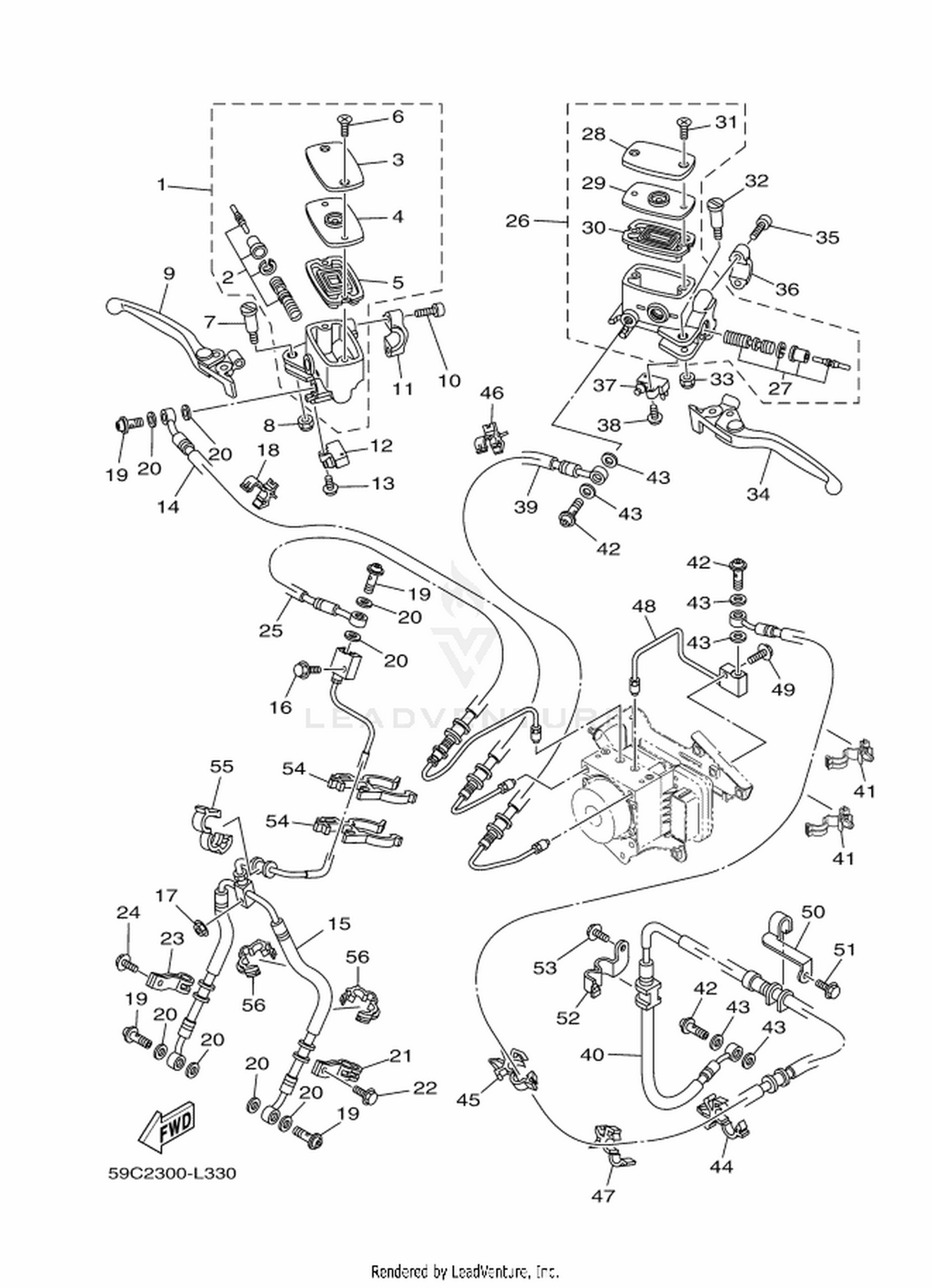 33 FRONT MASTER CYLINDER