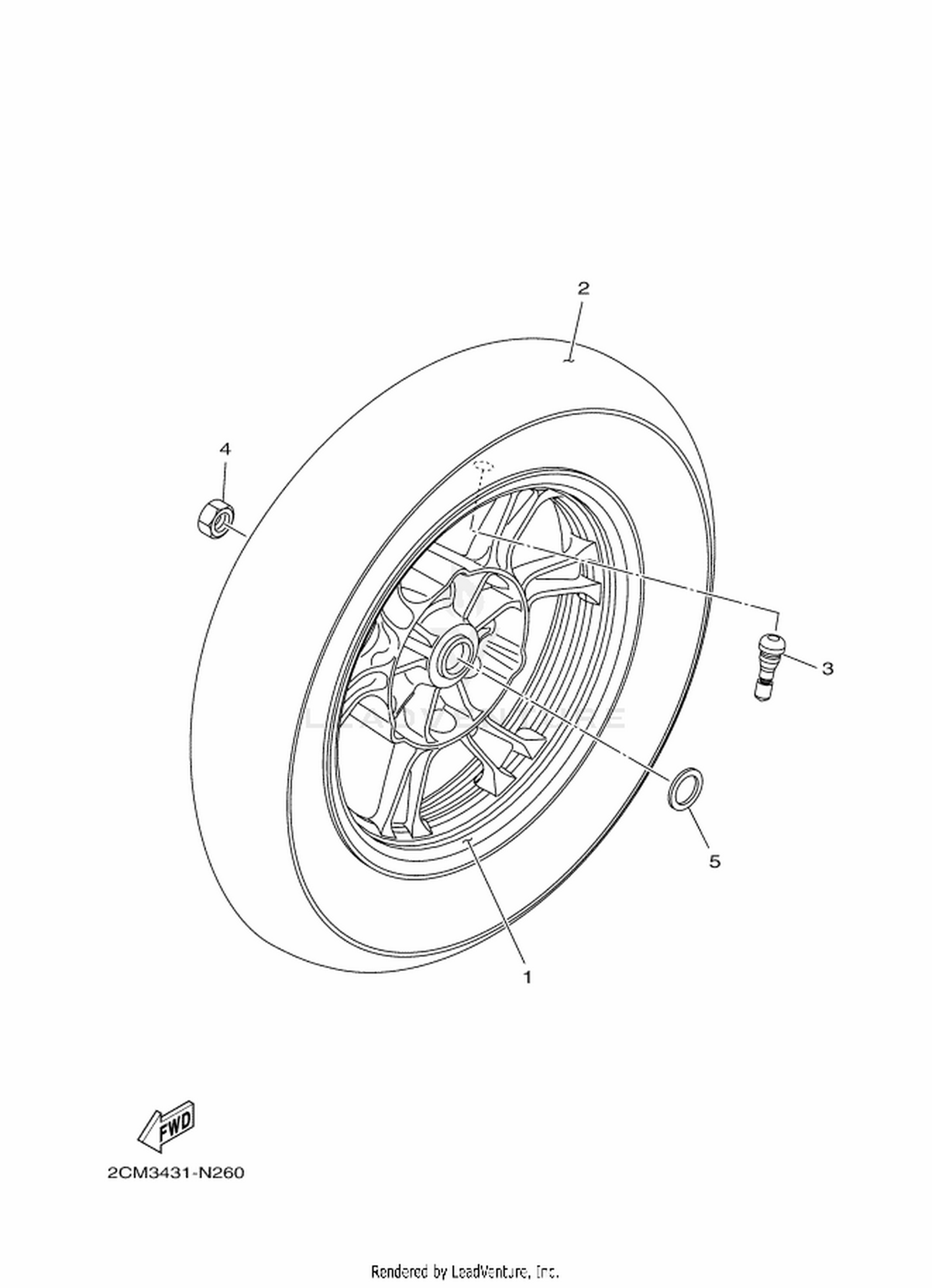 26 REAR WHEEL