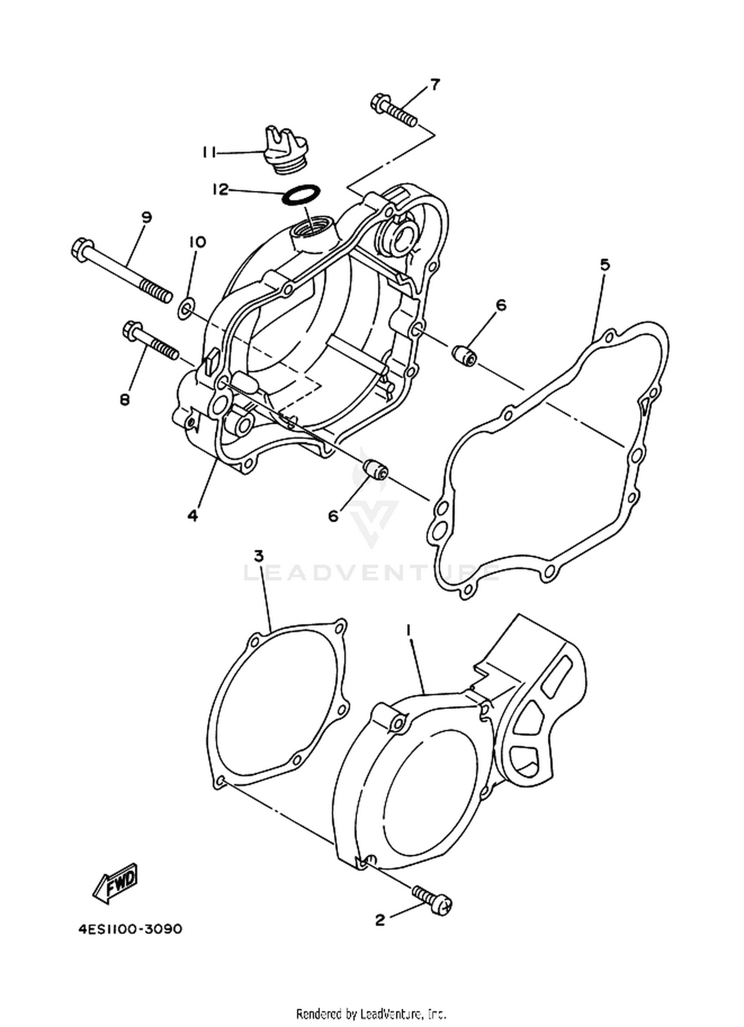 09 CRANKCASE COVER 1