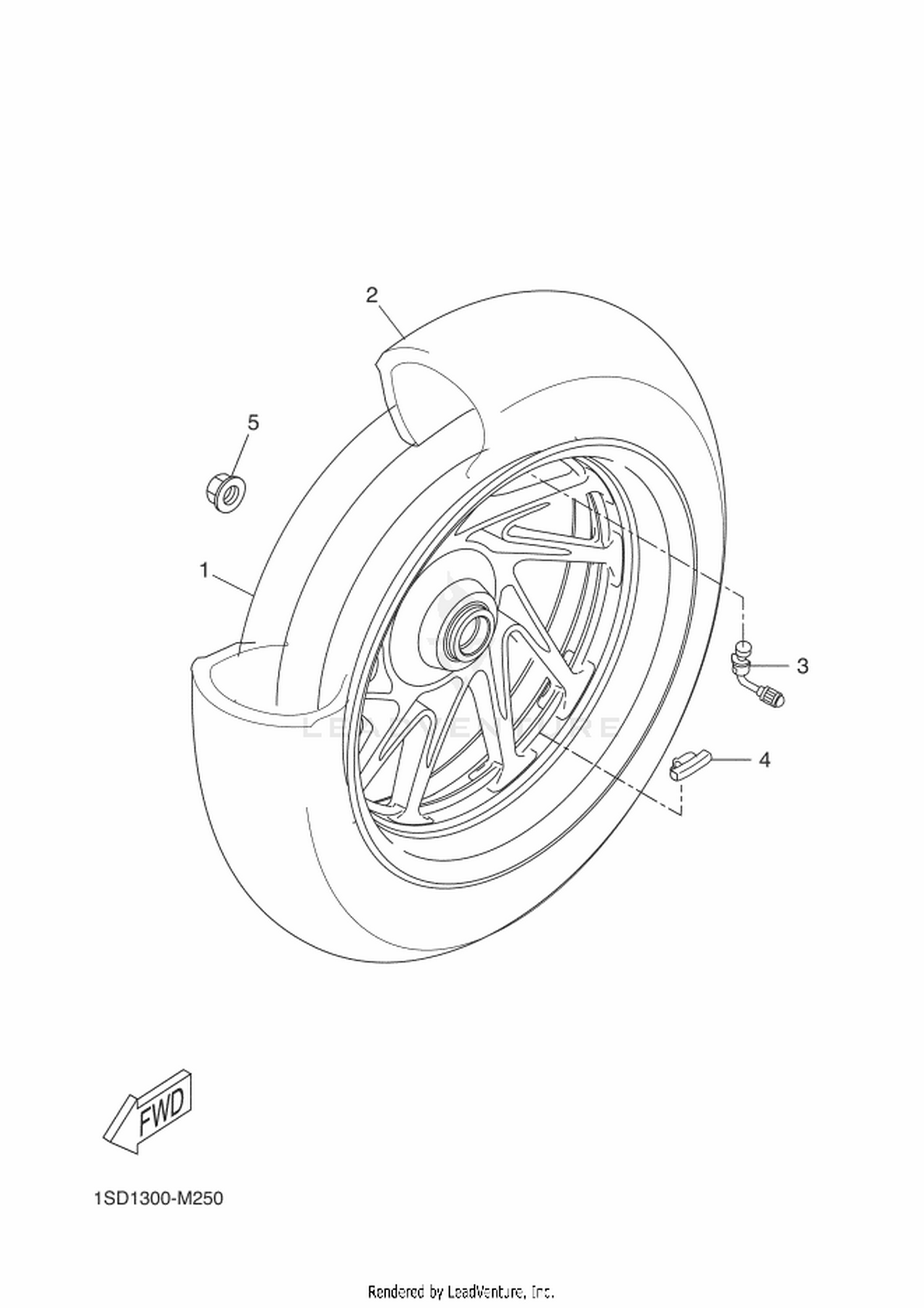 25 REAR WHEEL