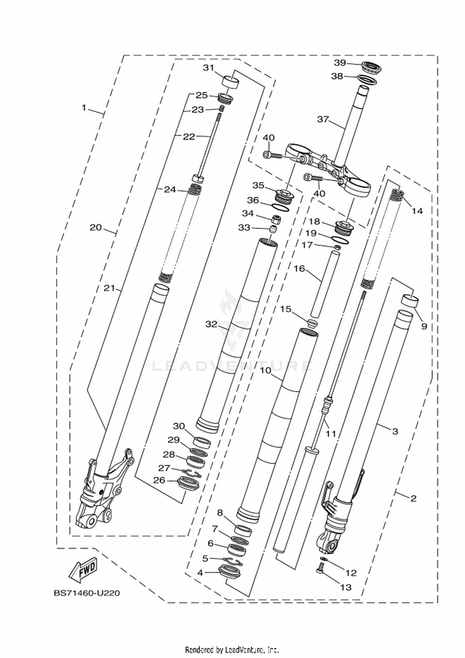 22 FRONT FORK