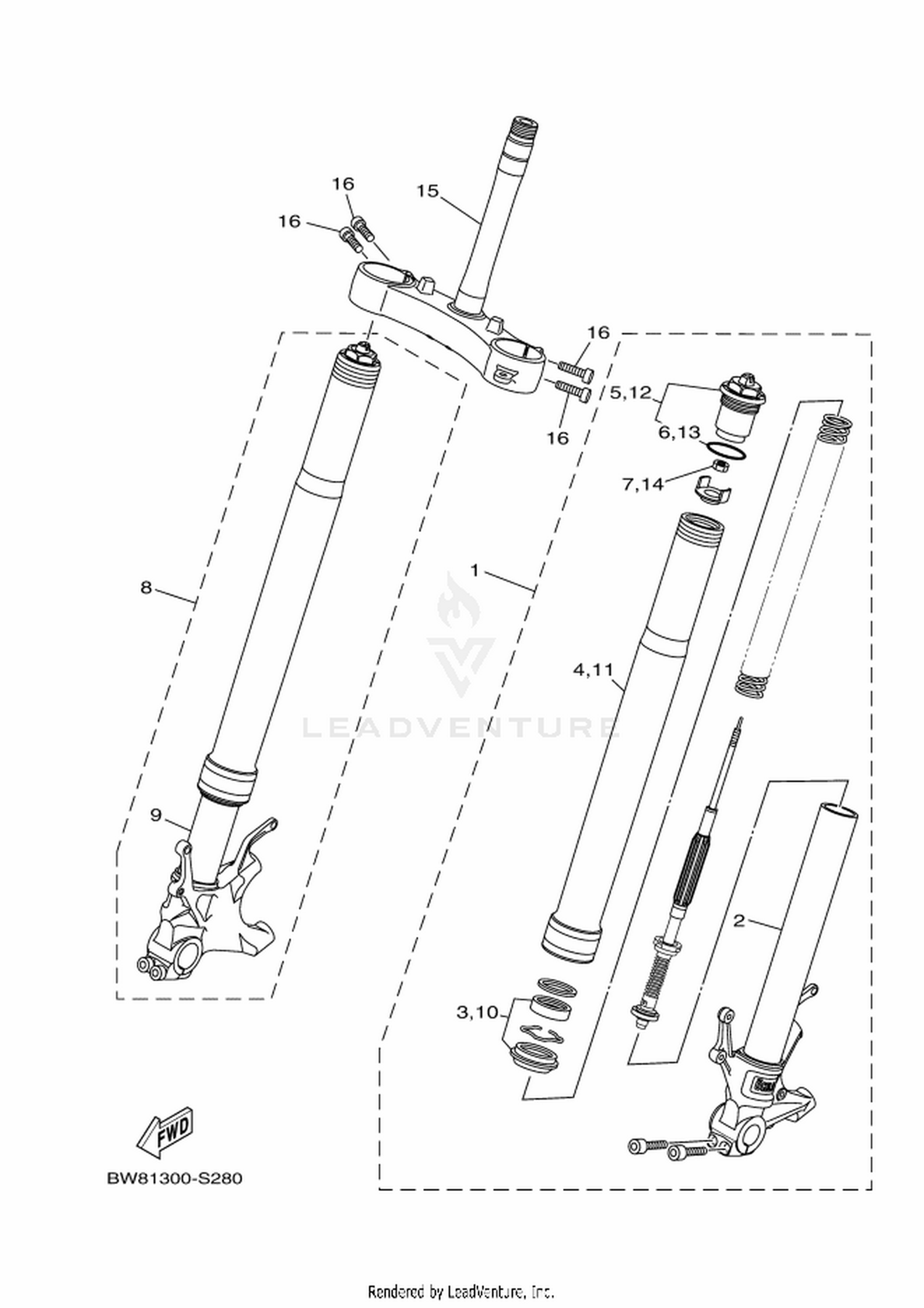 28 FRONT FORK