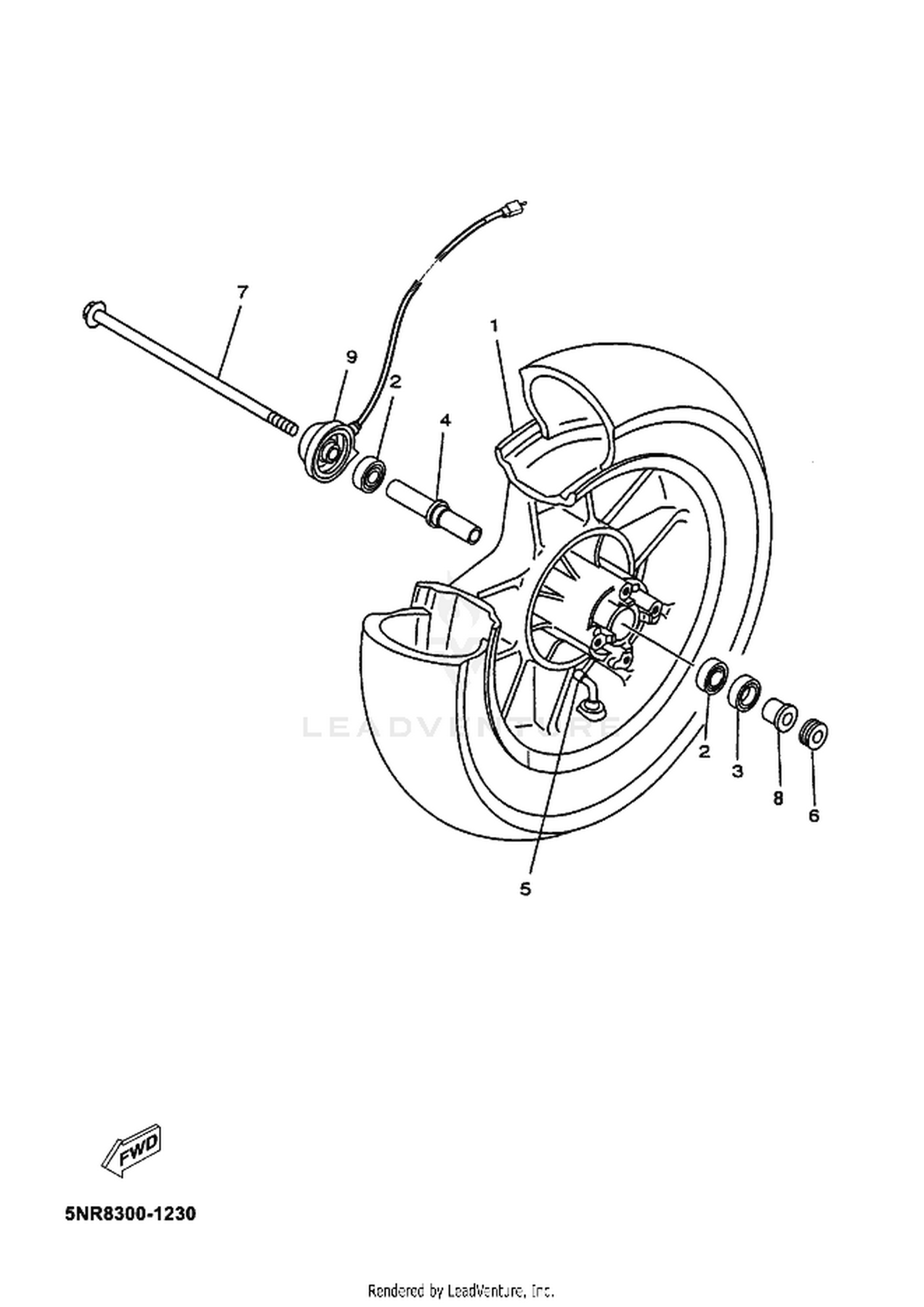 23 FRONT WHEEL