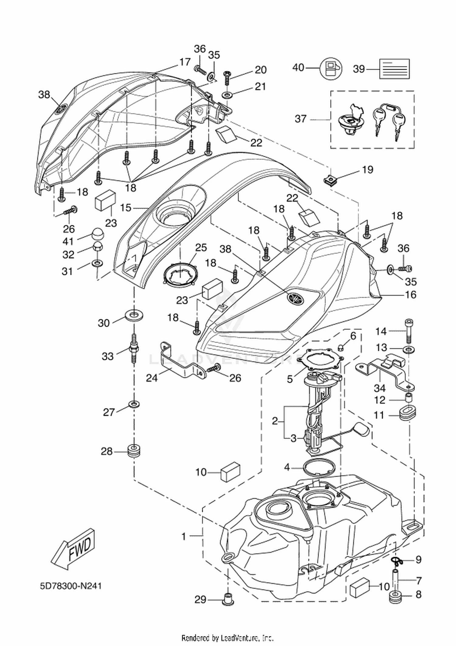 24 FUEL TANK