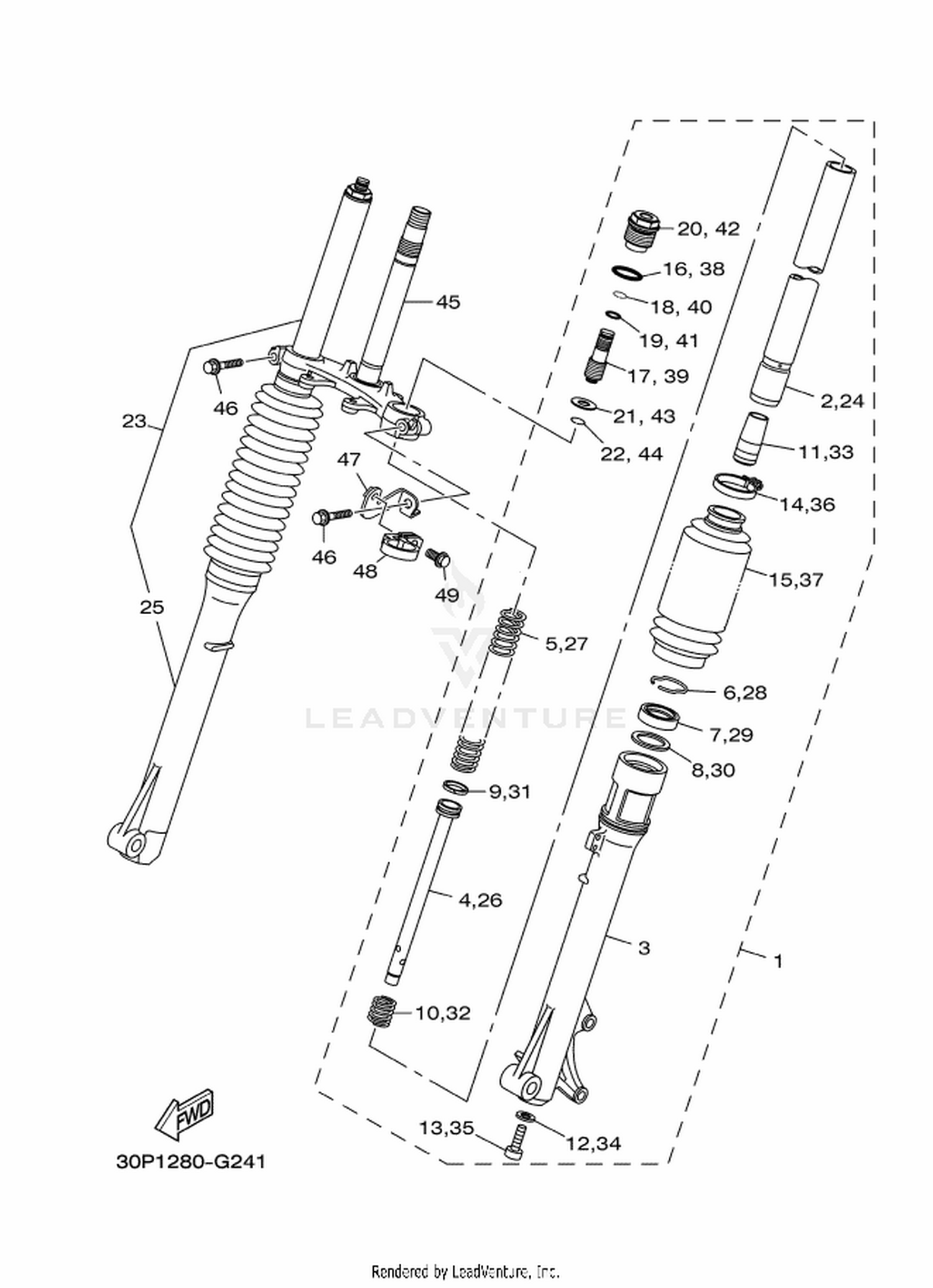 22 FRONT FORK